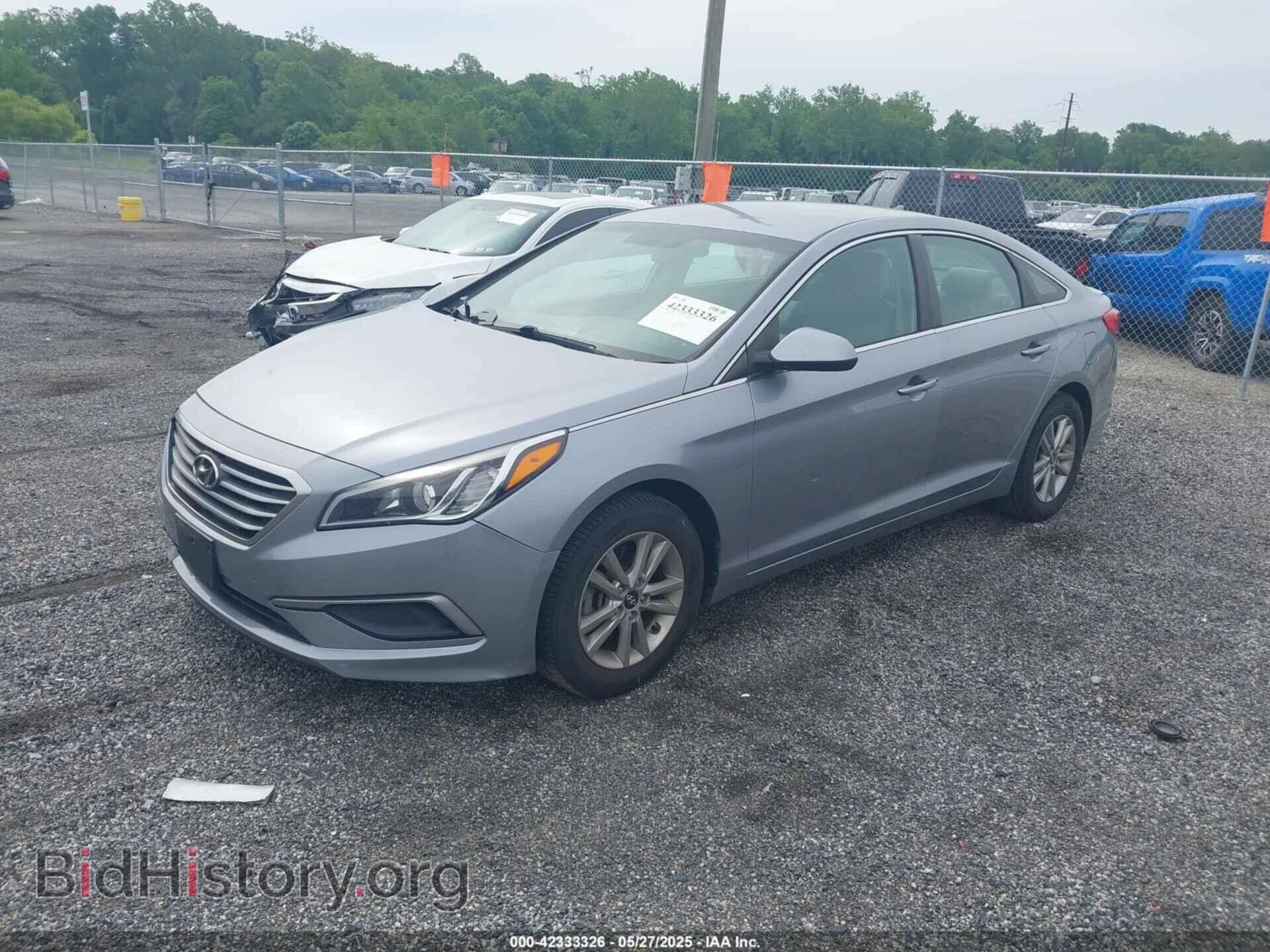 2016 HYUNDAI SONATA - VIN: 5NPE24AF8GH334395 - Фото 2