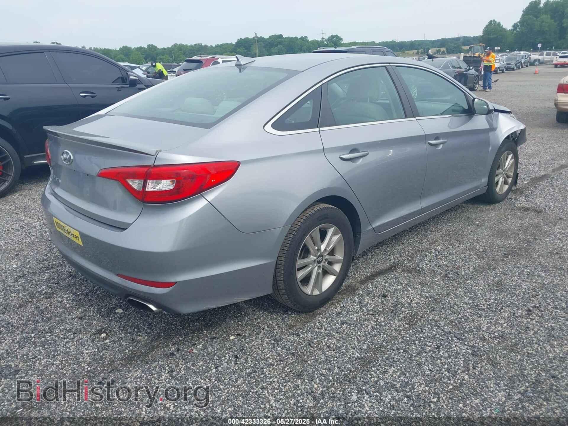 2016 HYUNDAI SONATA - VIN: 5NPE24AF8GH334395 - Фото 4