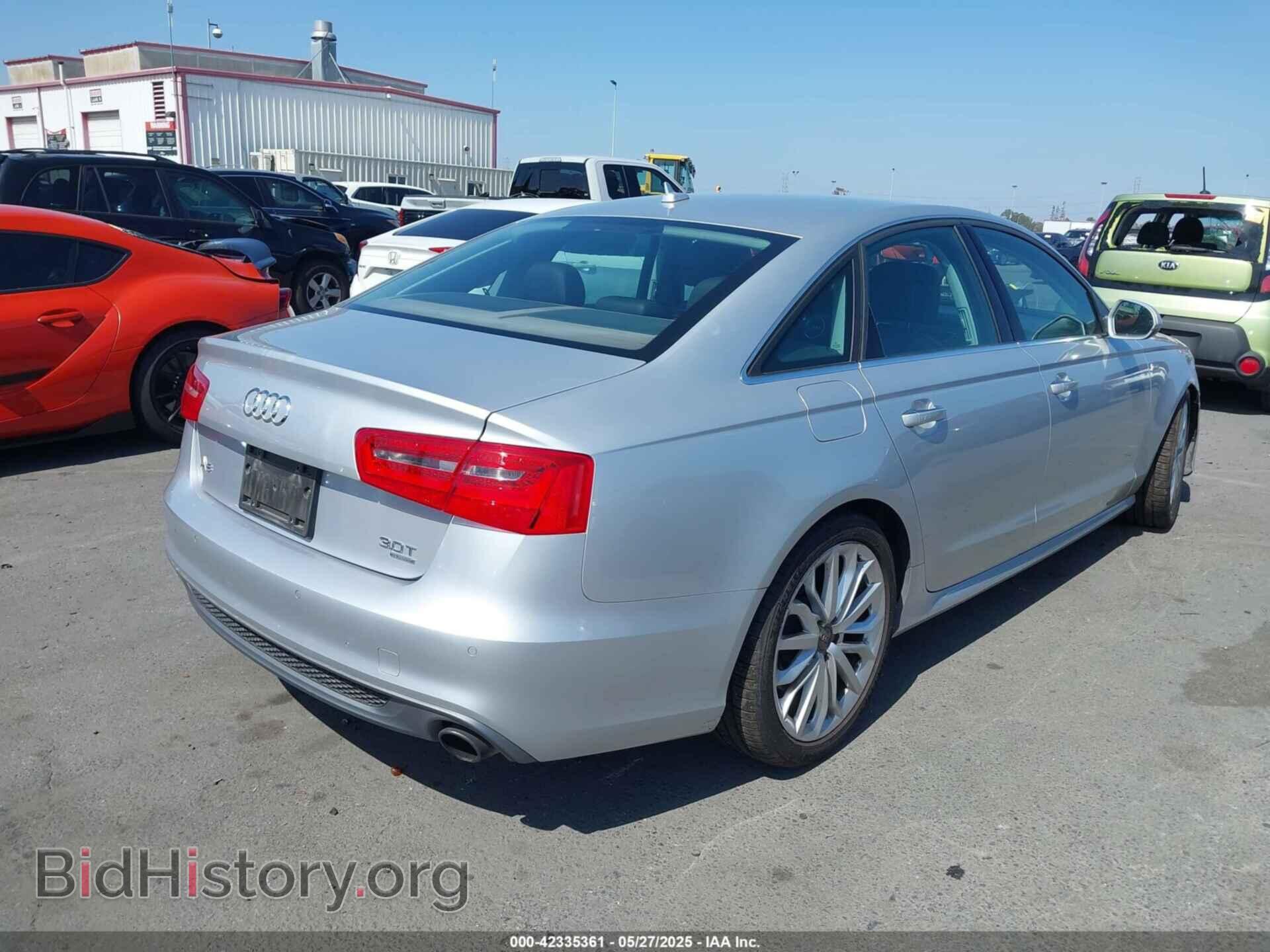 2012 AUDI A6 - VIN: WAUBGAFC1CN004574 - Photo 4