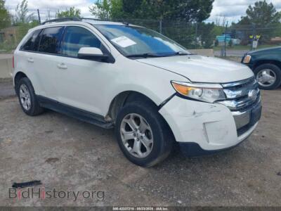 2013 Ford EDGE SEL, белый — VIN 2FMDK3J97DBA65048, IAAI