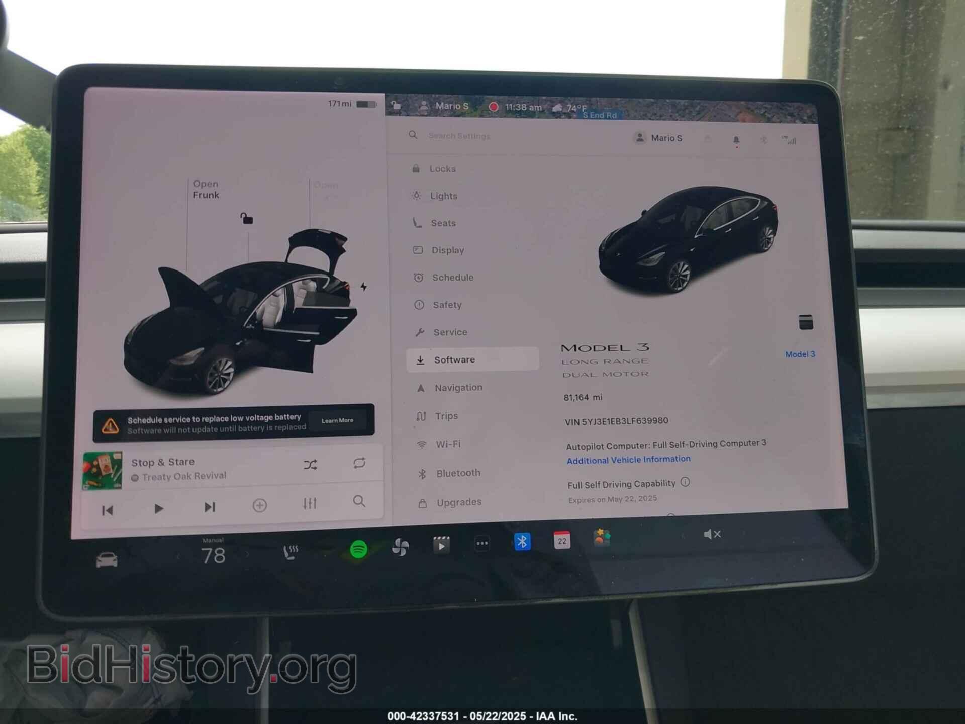 2020 TESLA MODEL 3 - VIN: 5YJ3E1EB3LF639980 - Фото 7
