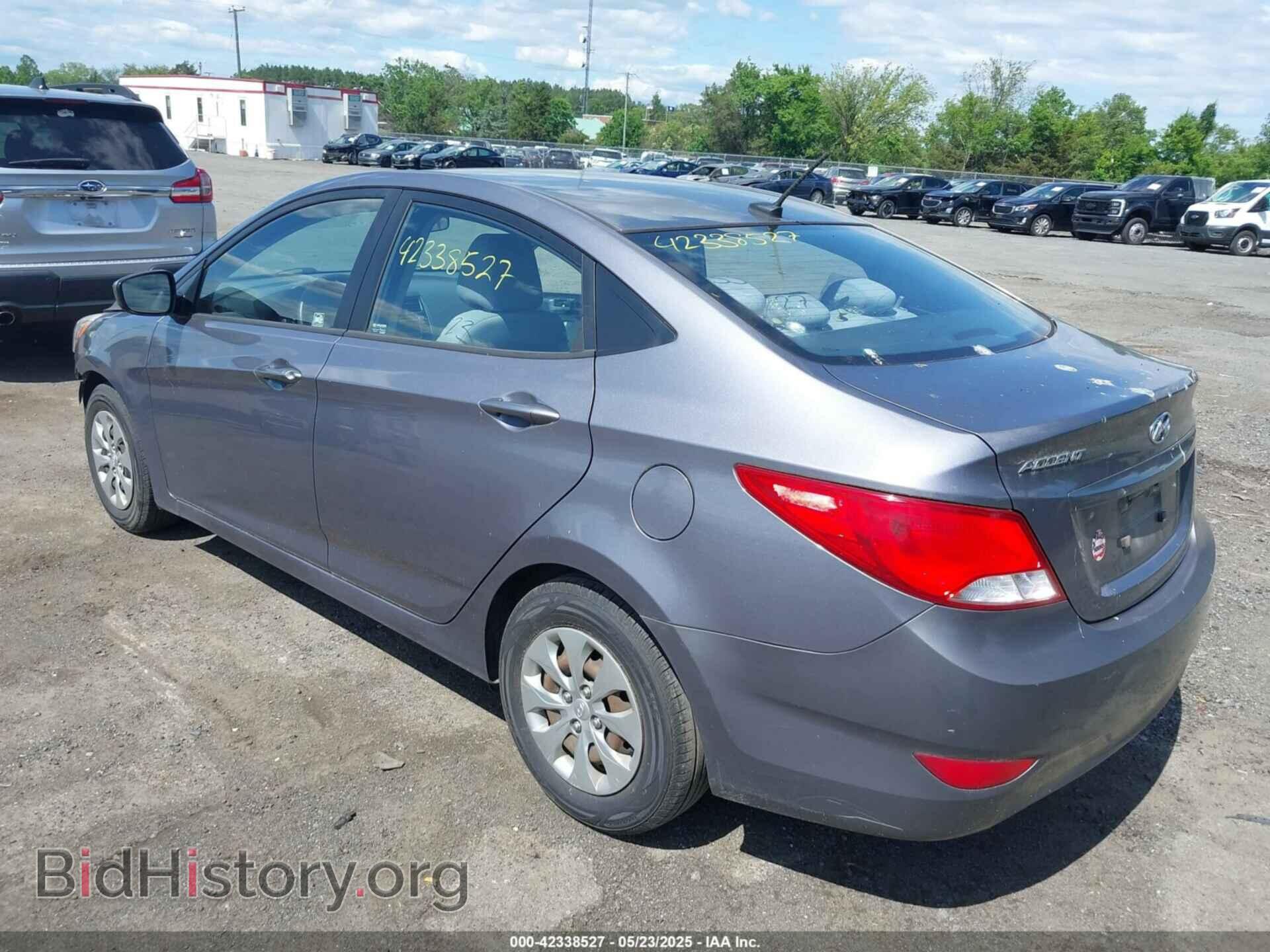 2016 HYUNDAI ACCENT - VIN: KMHCT4AE7GU003515 - Фото 3