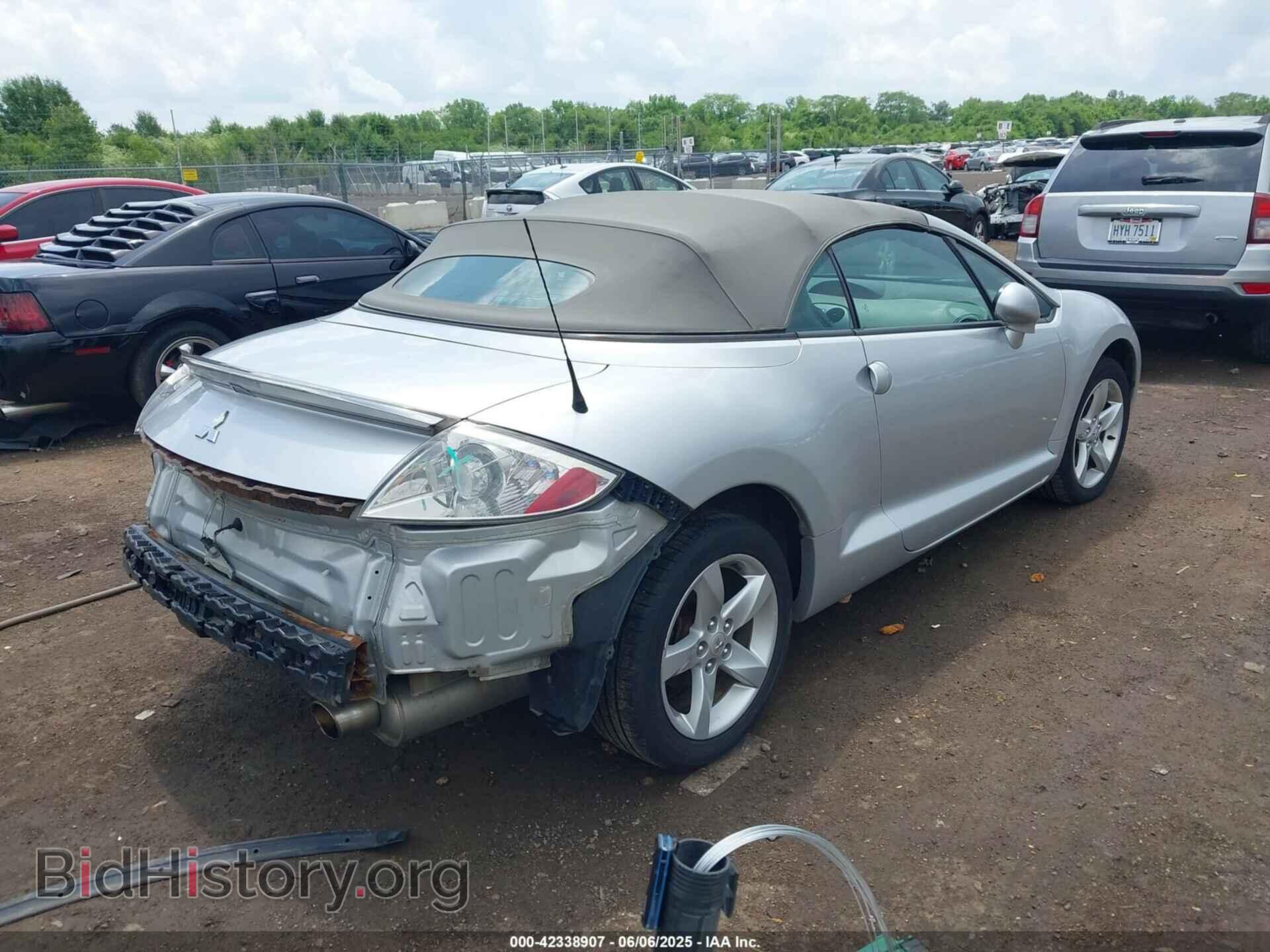 2007 MITSUBISHI ECLIPSE SPYDER - VIN: 4A3AL35T97E015977 - Фото 4