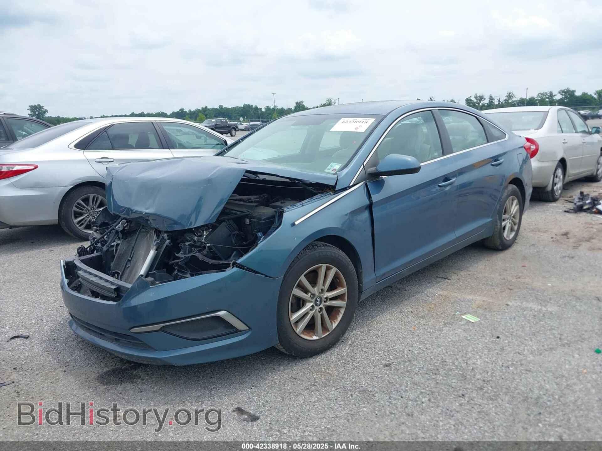 2017 HYUNDAI SONATA - VIN: 5NPE24AF4HH497515 - Фото 2