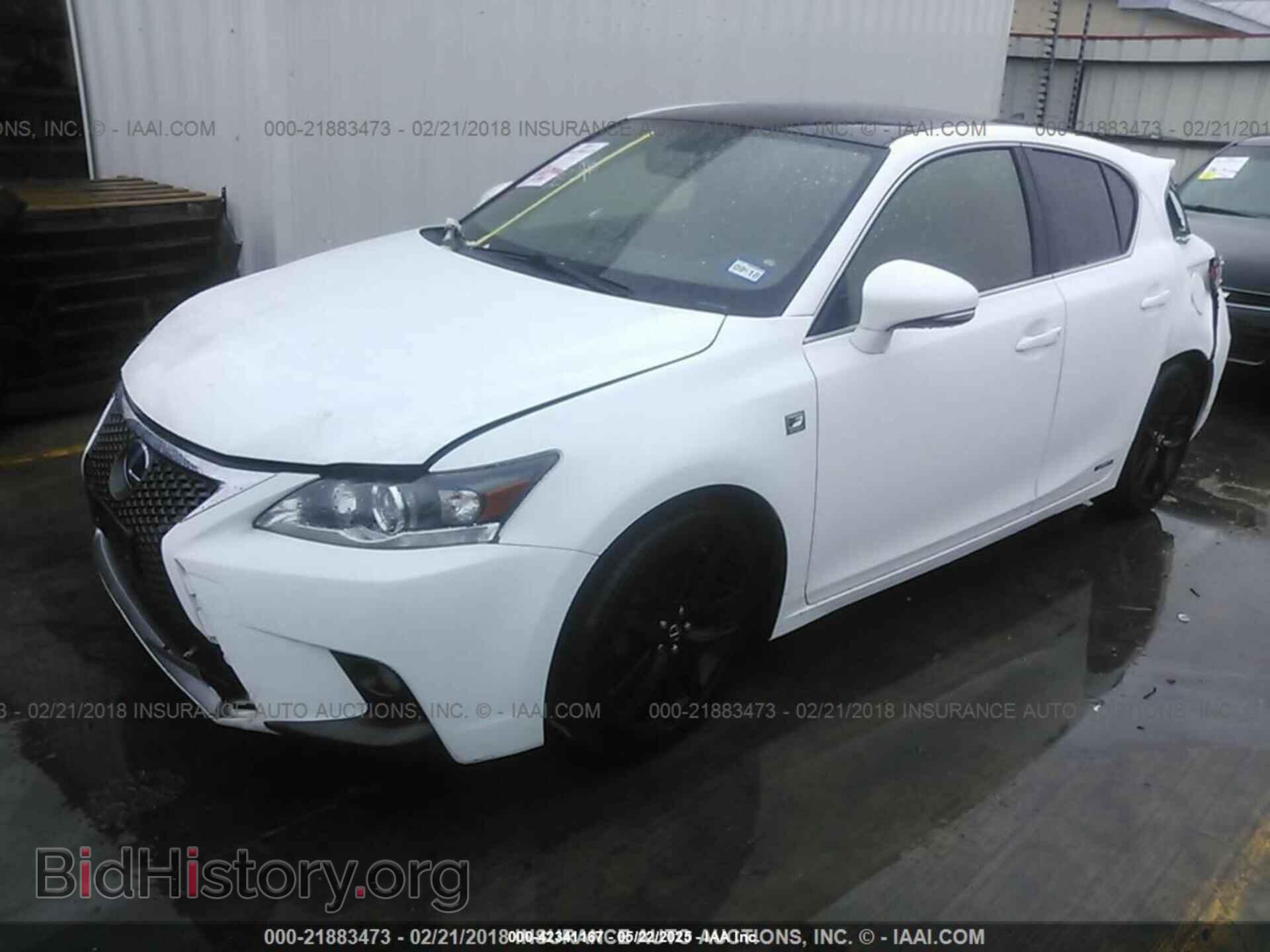 2015 LEXUS CT 200H - VIN: JTHKD5BH7F2225699 - Фото 2