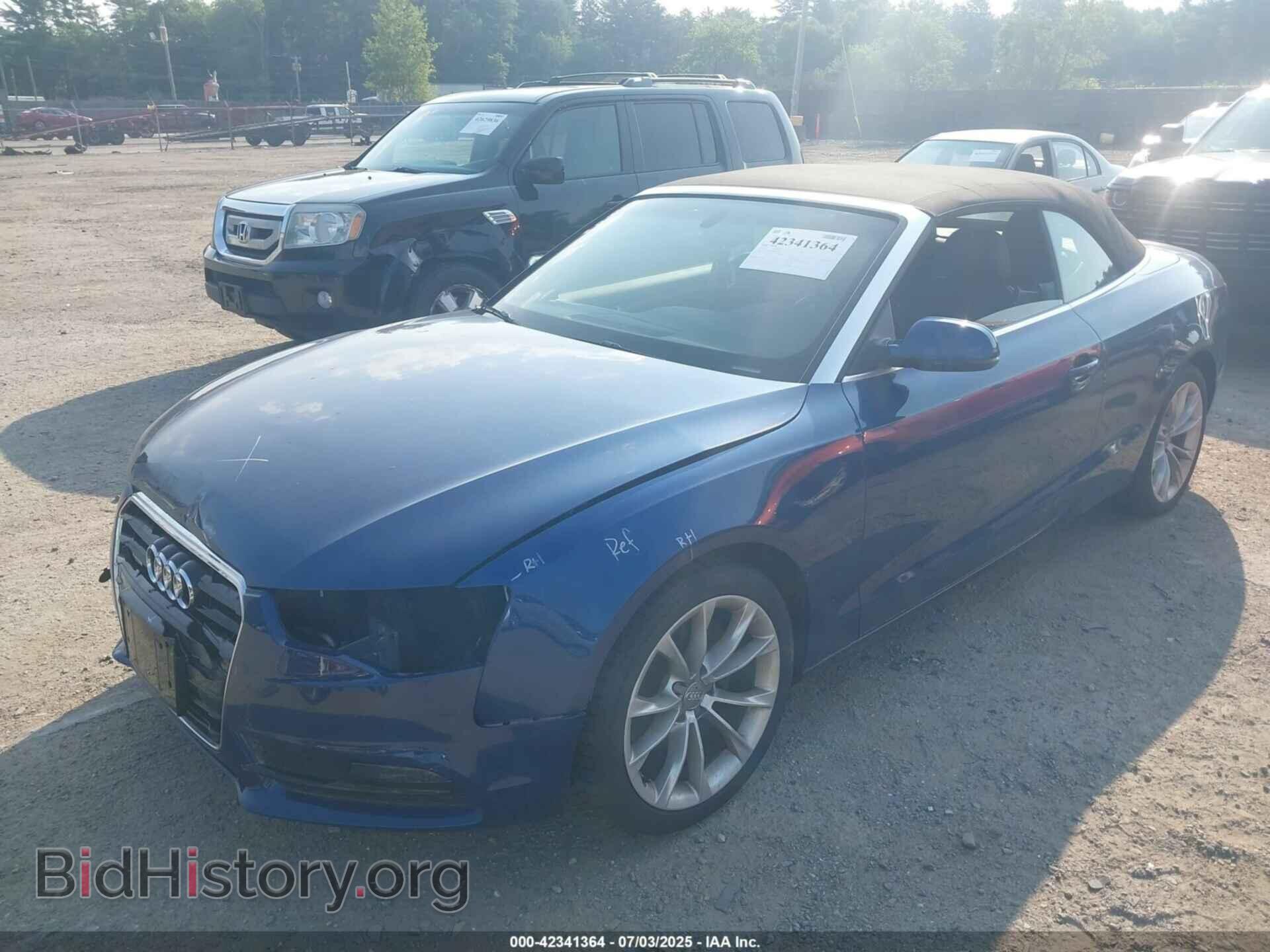 2014 AUDI A5 - VIN: WAULFAFH9EN011066 - Фото 2