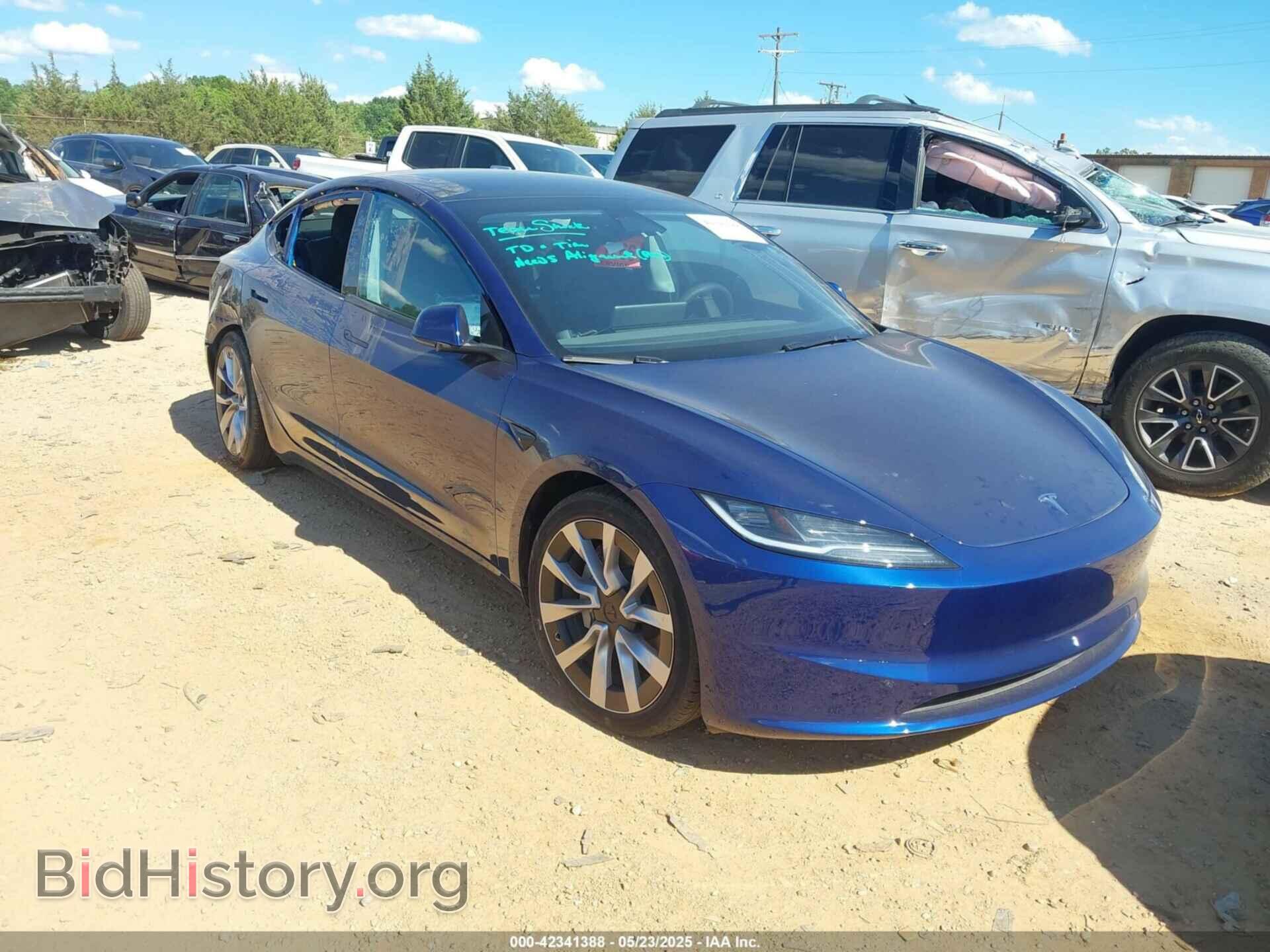 Photo 5YJ3E1EB3RF768097 - TESLA MODEL 3 2024