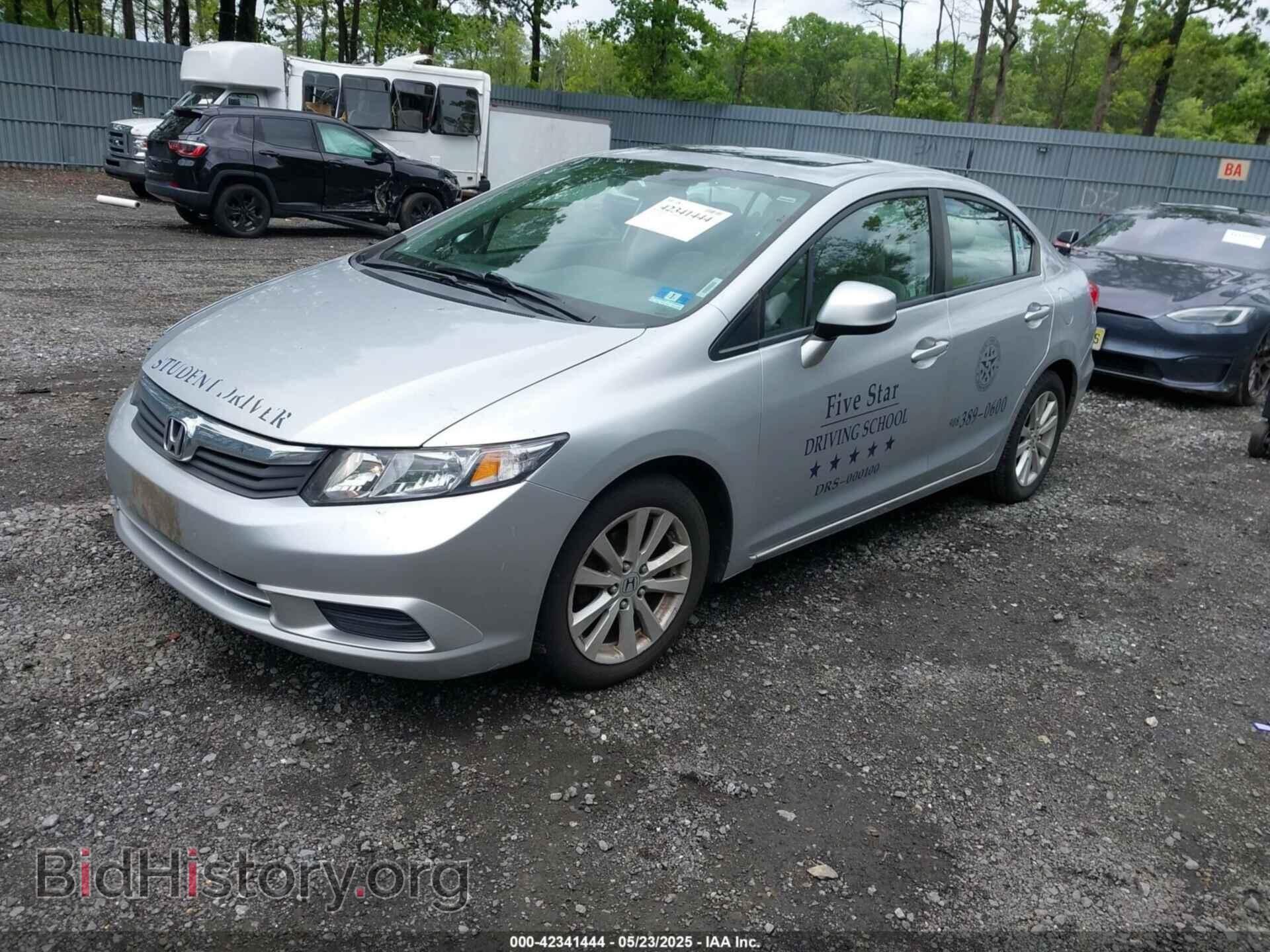 2012 HONDA CIVIC - VIN: 2HGFB2F83CH608478 - Фото 2