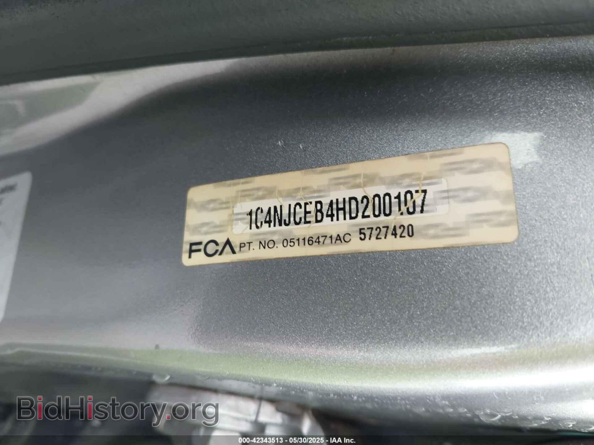 2017 JEEP COMPASS - VIN: 1C4NJCEB4HD200107 - Фото 4