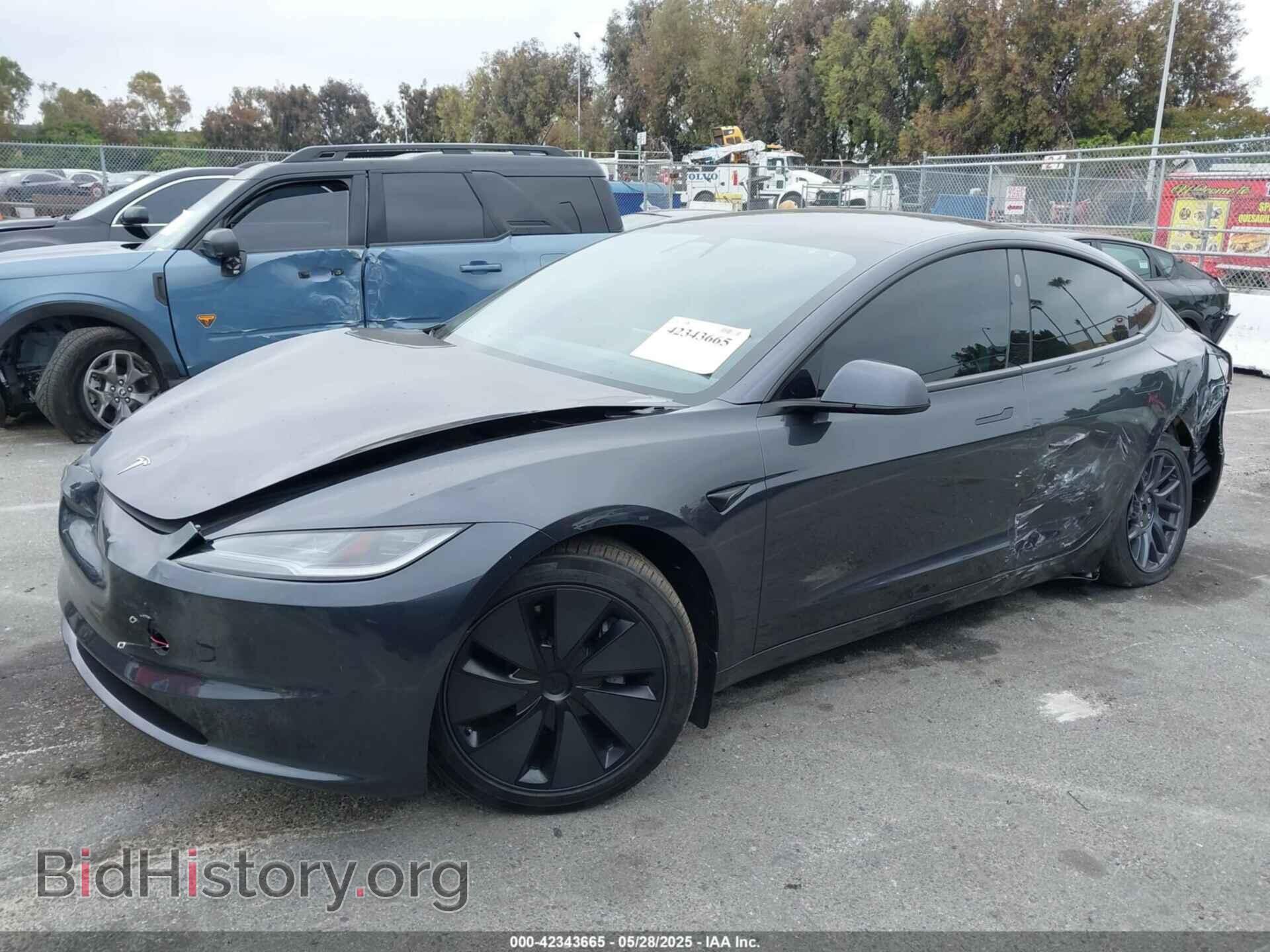 2024 TESLA MODEL 3 - VIN: 5YJ3E1EB0RF766257 - Фото 2