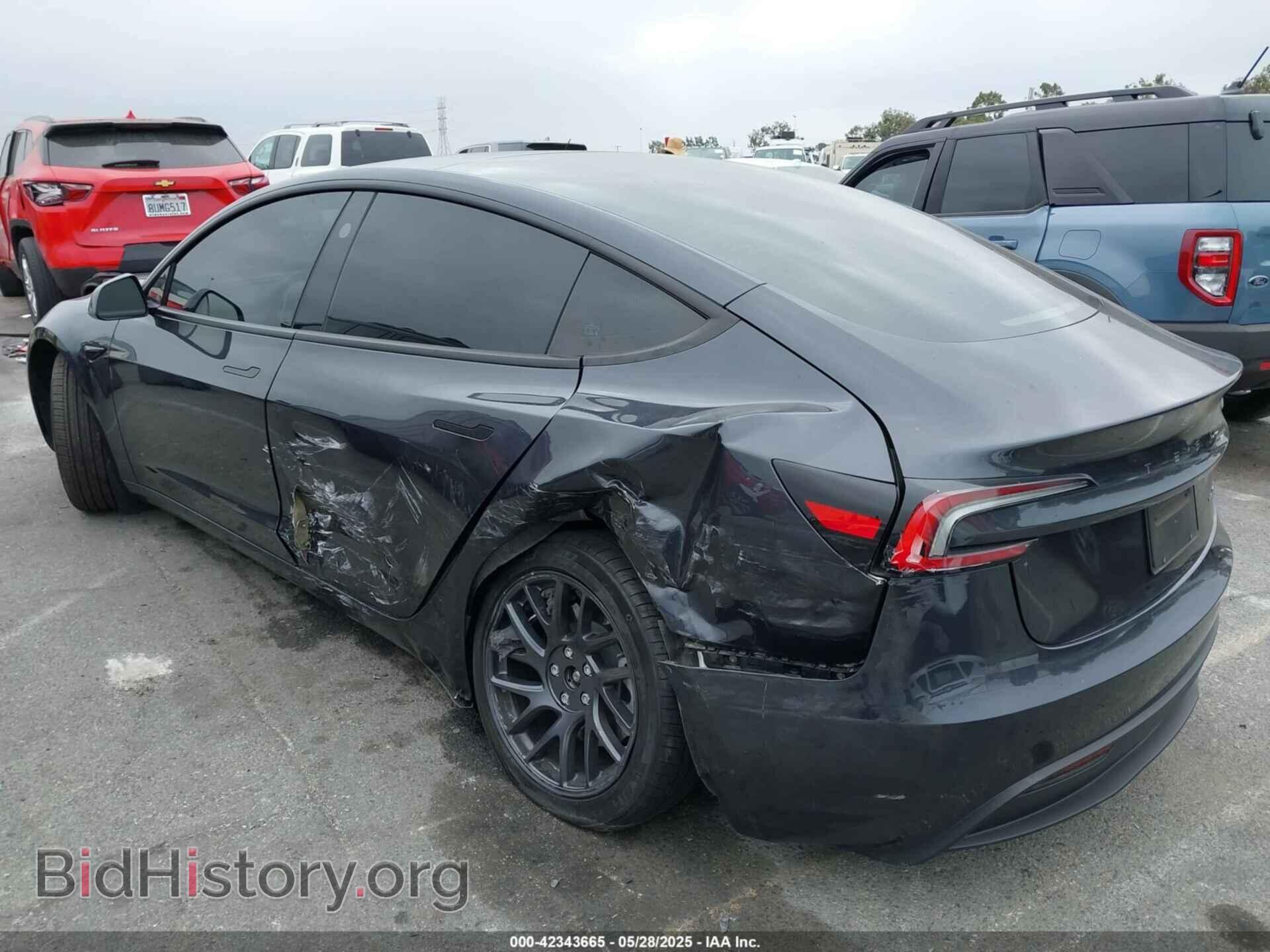 2024 TESLA MODEL 3 - VIN: 5YJ3E1EB0RF766257 - Фото 3