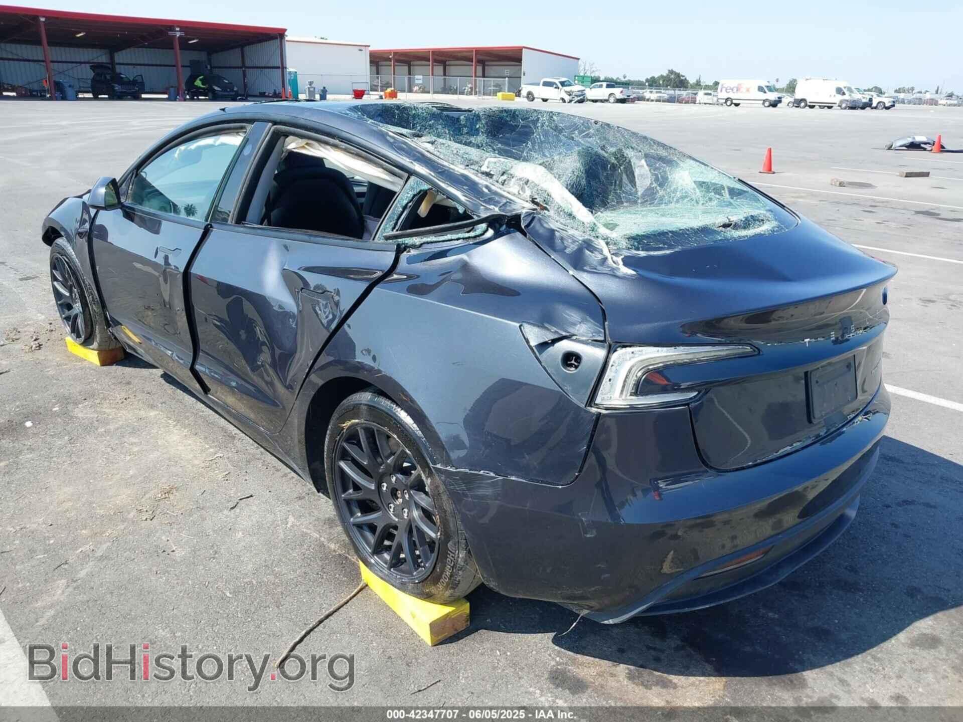 2024 TESLA MODEL 3 - VIN: 5YJ3E1EB8RF732423 - Фото 3