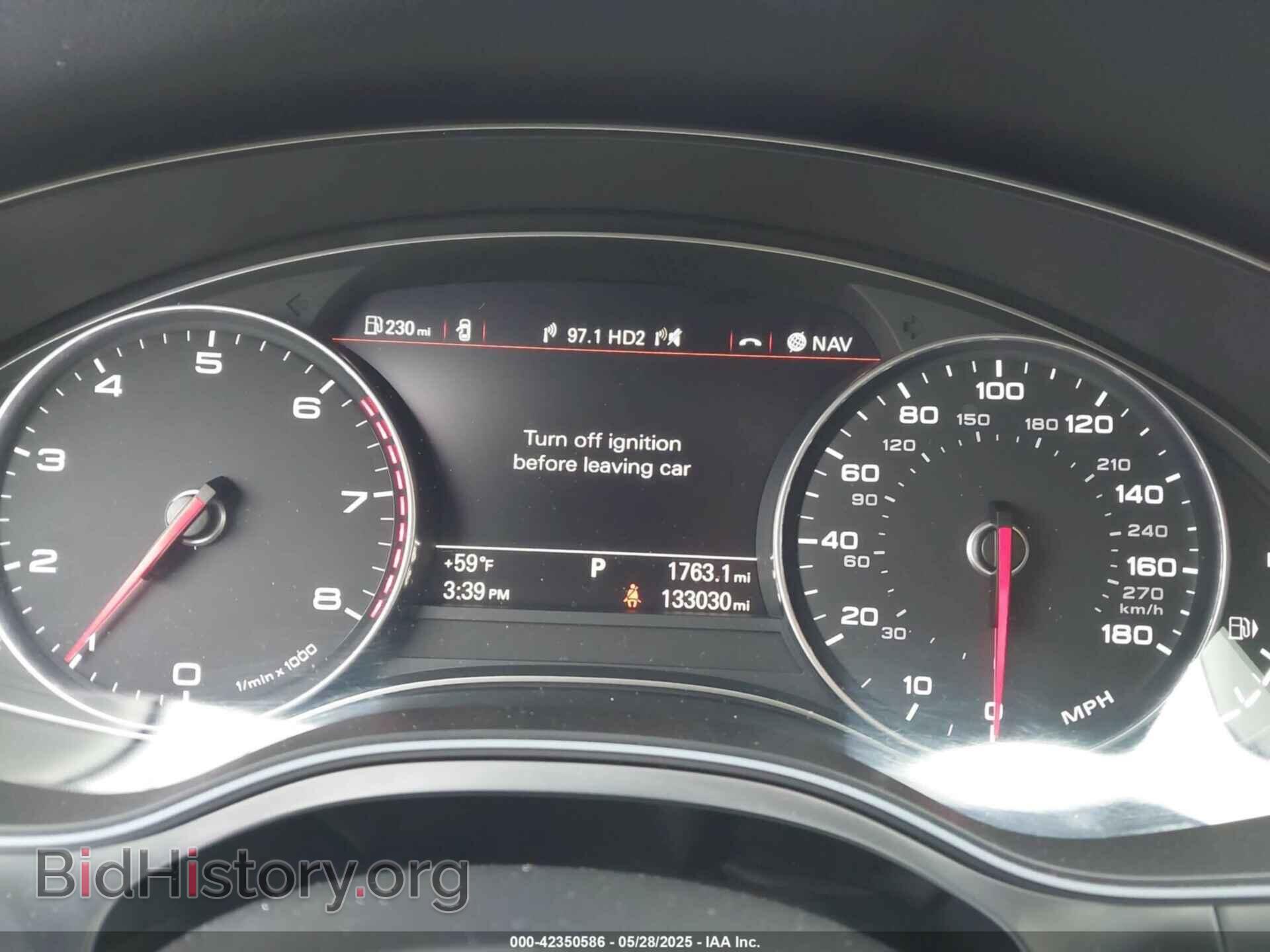 2013 AUDI A6 - VIN: WAUGFAFC6DN016729 - Фото 7