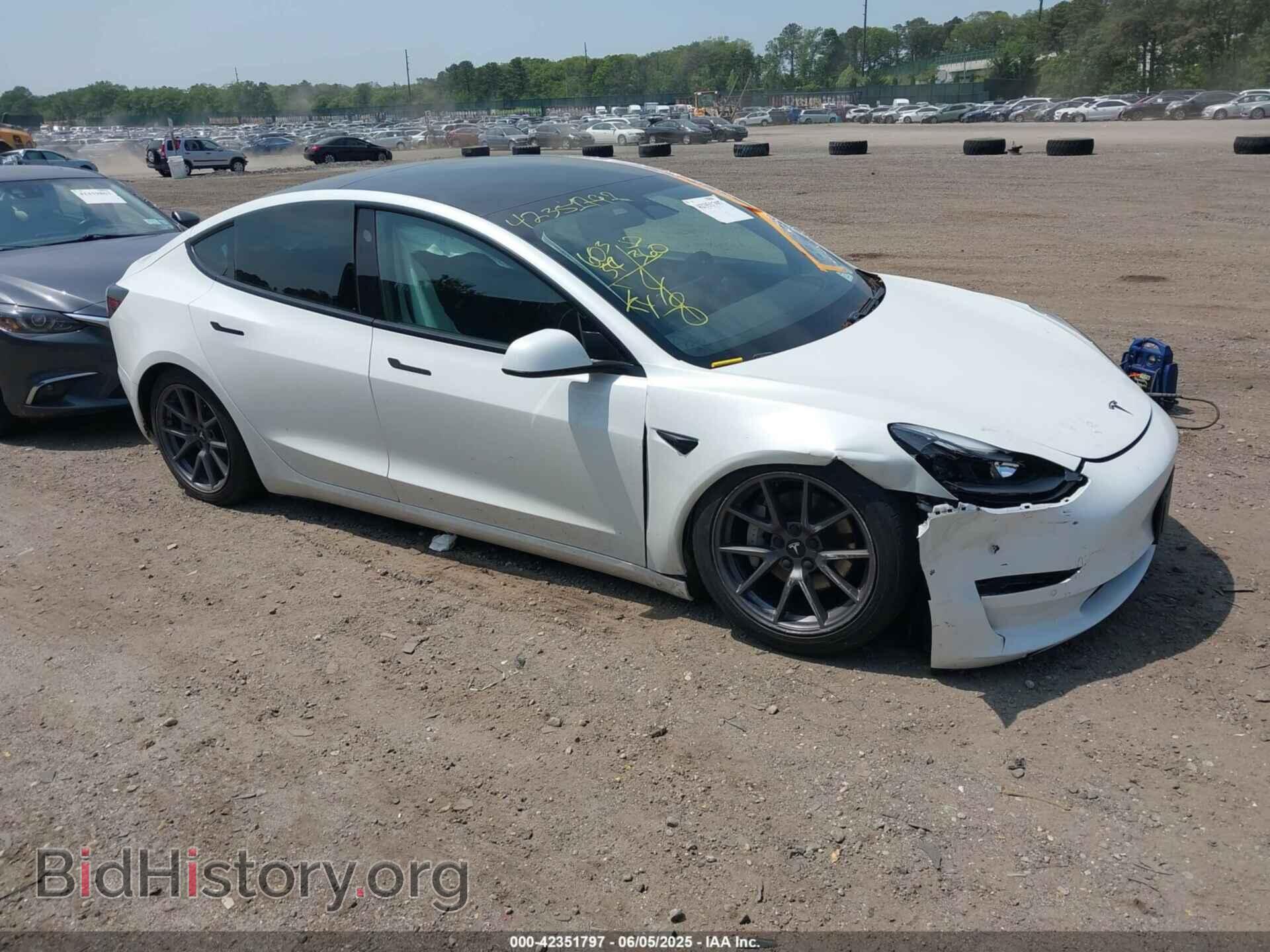 Фотография 5YJ3E1EA8MF871483 - TESLA MODEL 3 2021