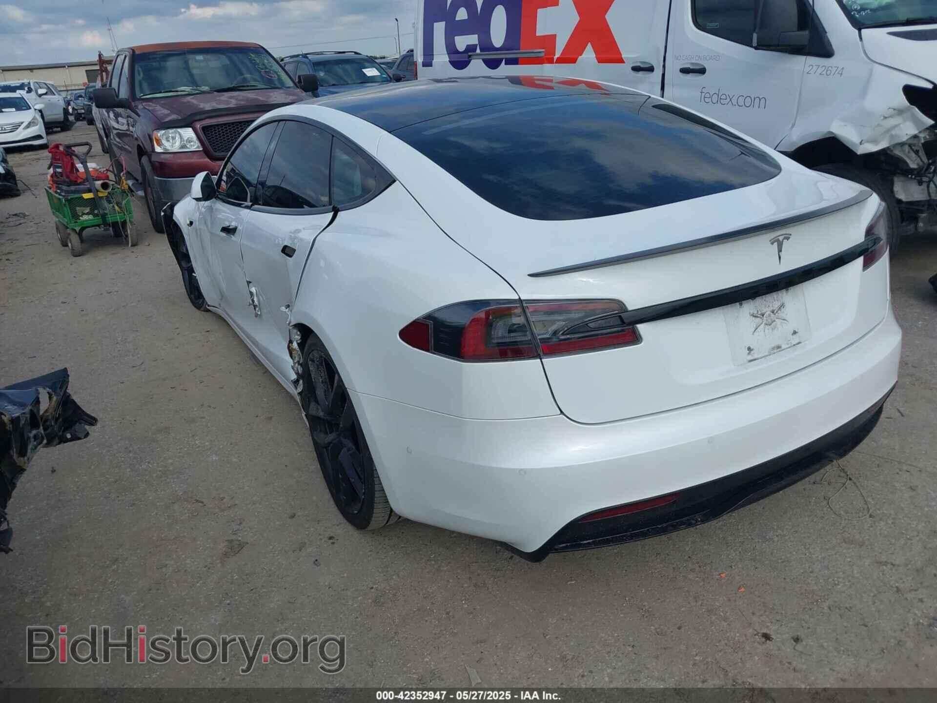 2021 TESLA MODEL S - VIN: 5YJSA1E6XMF452747 - Фото 3