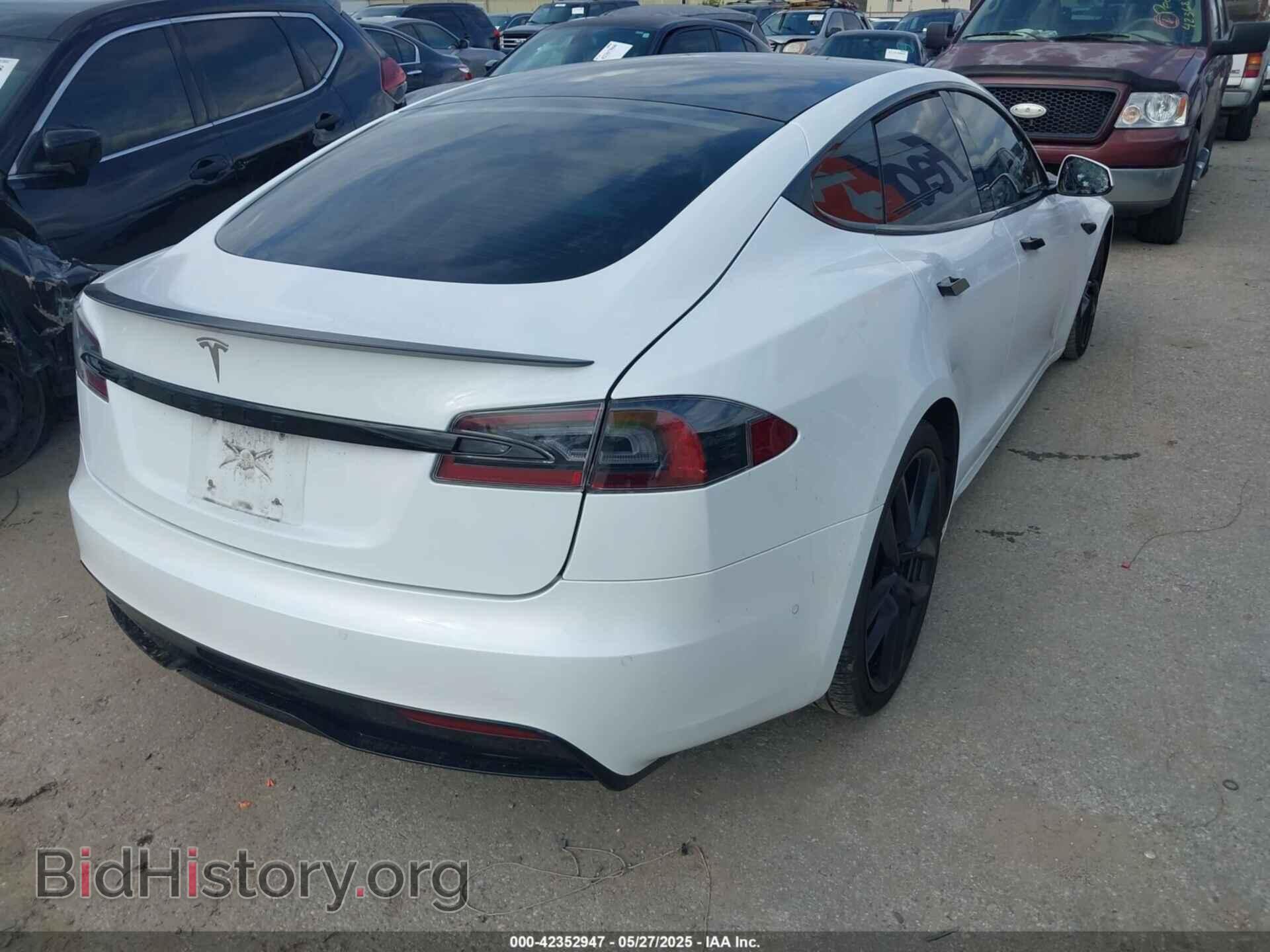 2021 TESLA MODEL S - VIN: 5YJSA1E6XMF452747 - Фото 4