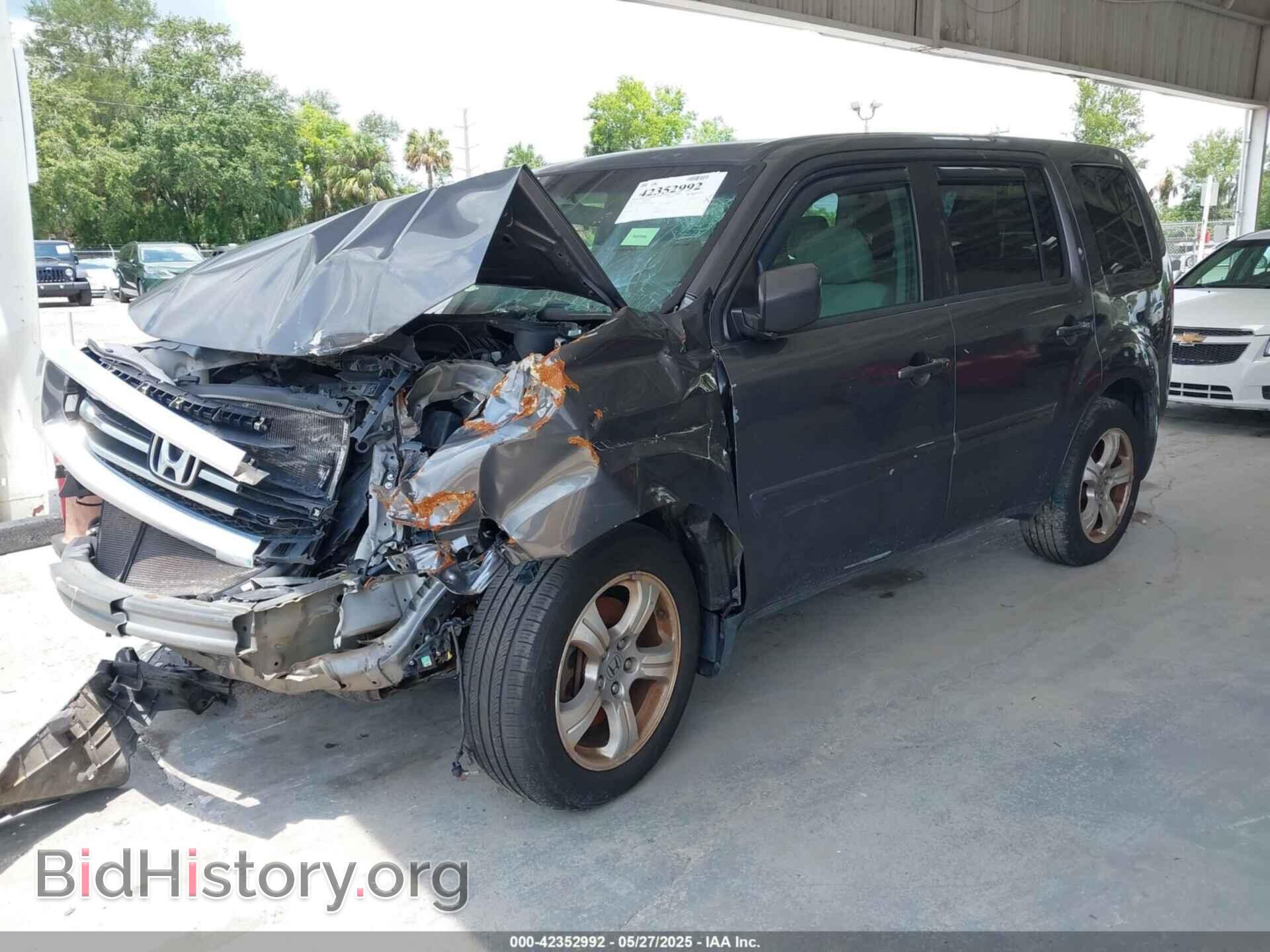 2014 HONDA PILOT - VIN: 5FNYF3H46EB024208 - Фото 2