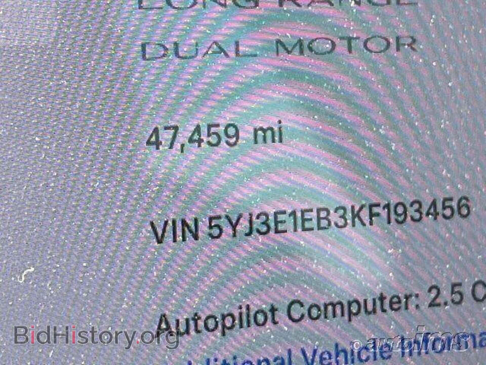 2019 TESLA MODEL 3 - VIN: 5YJ3E1EB3KF193456 - Photo 9