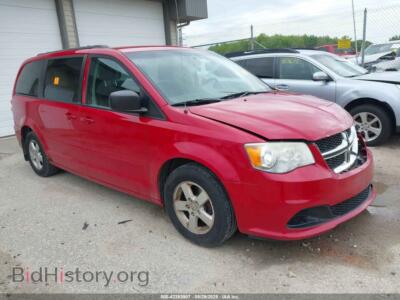 2012 Dodge GRAND CARAVAN SE, красный — VIN 2C4RDGBGXCR349868, IAAI