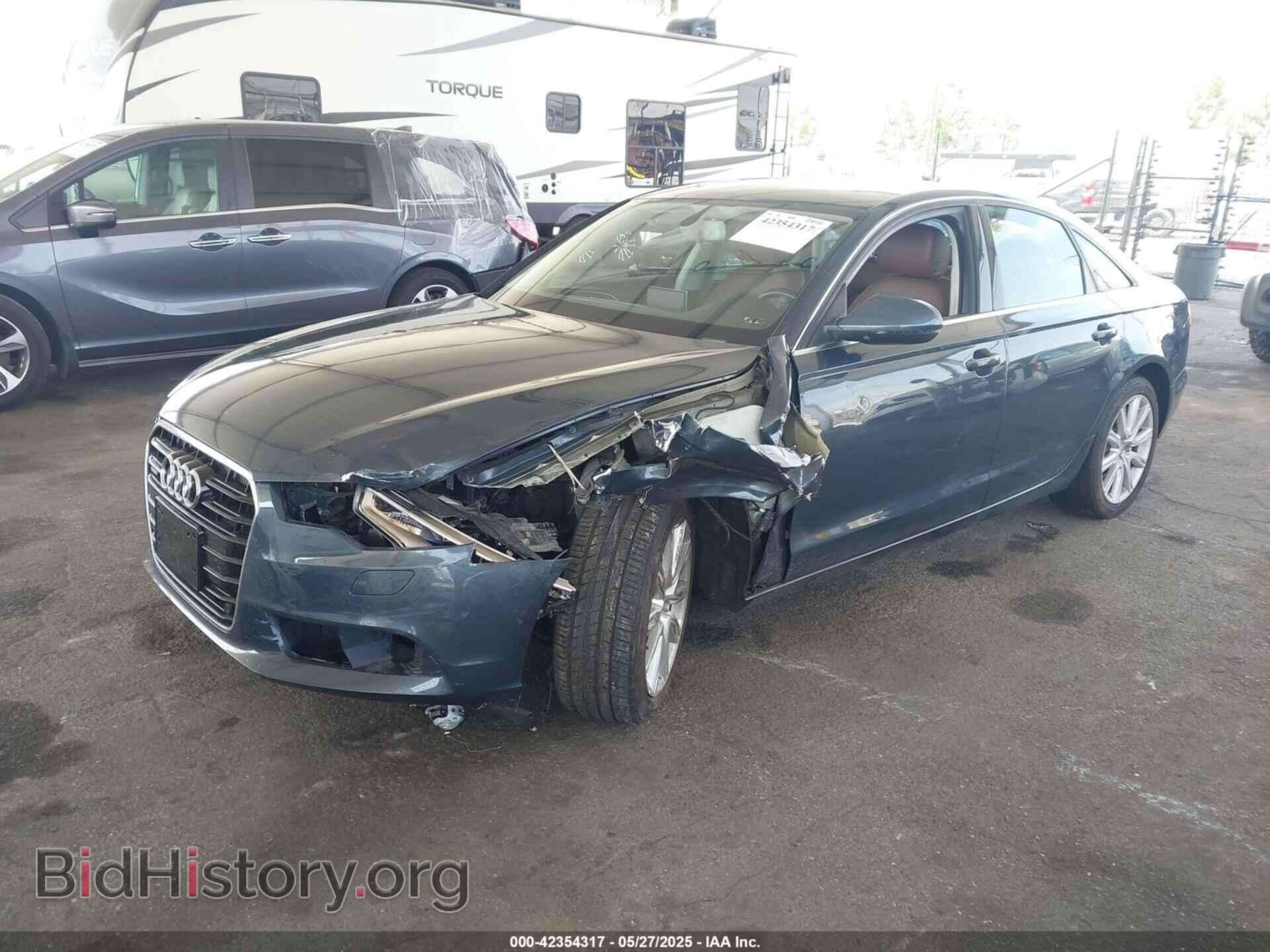 2013 AUDI A6 - VIN: WAUGFAFC4DN125819 - Фото 2