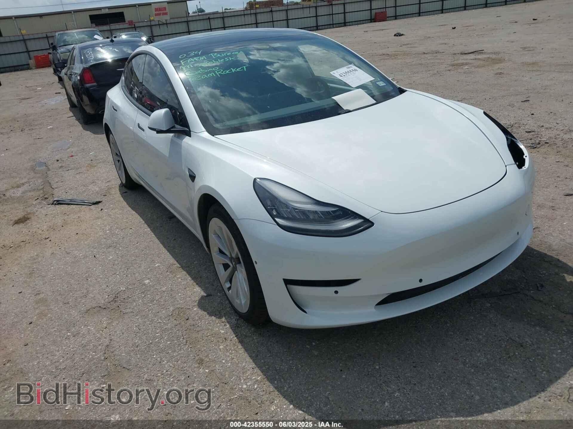 Фотография 5YJ3E1EB4MF850459 - TESLA MODEL 3 2021