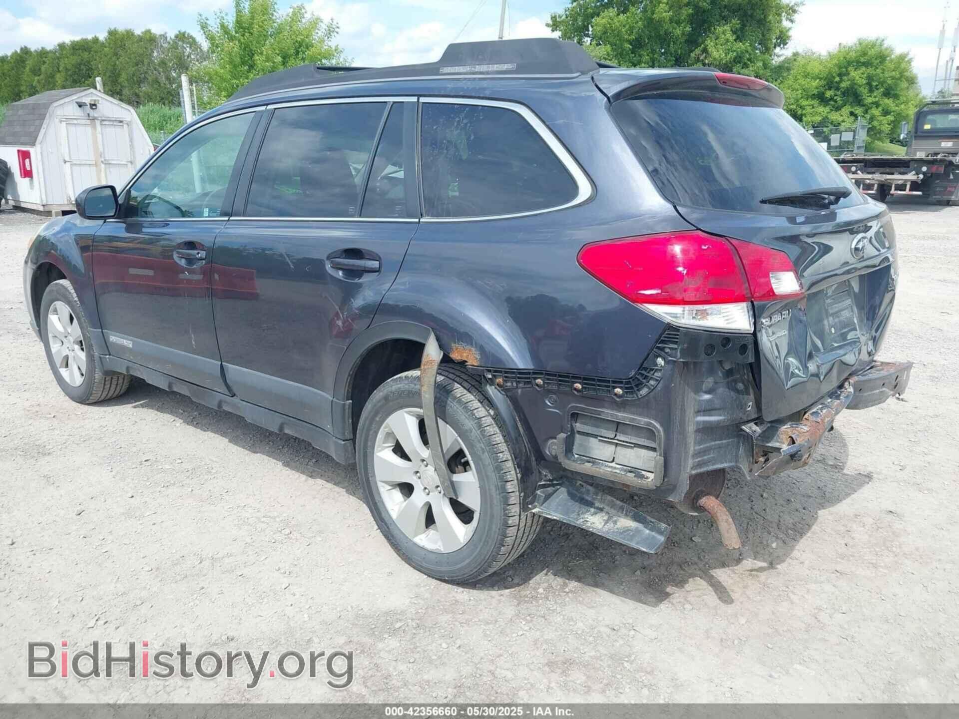 2011 SUBARU OUTBACK - VIN: 4S4BRBGC3B3344722 - Фото 3