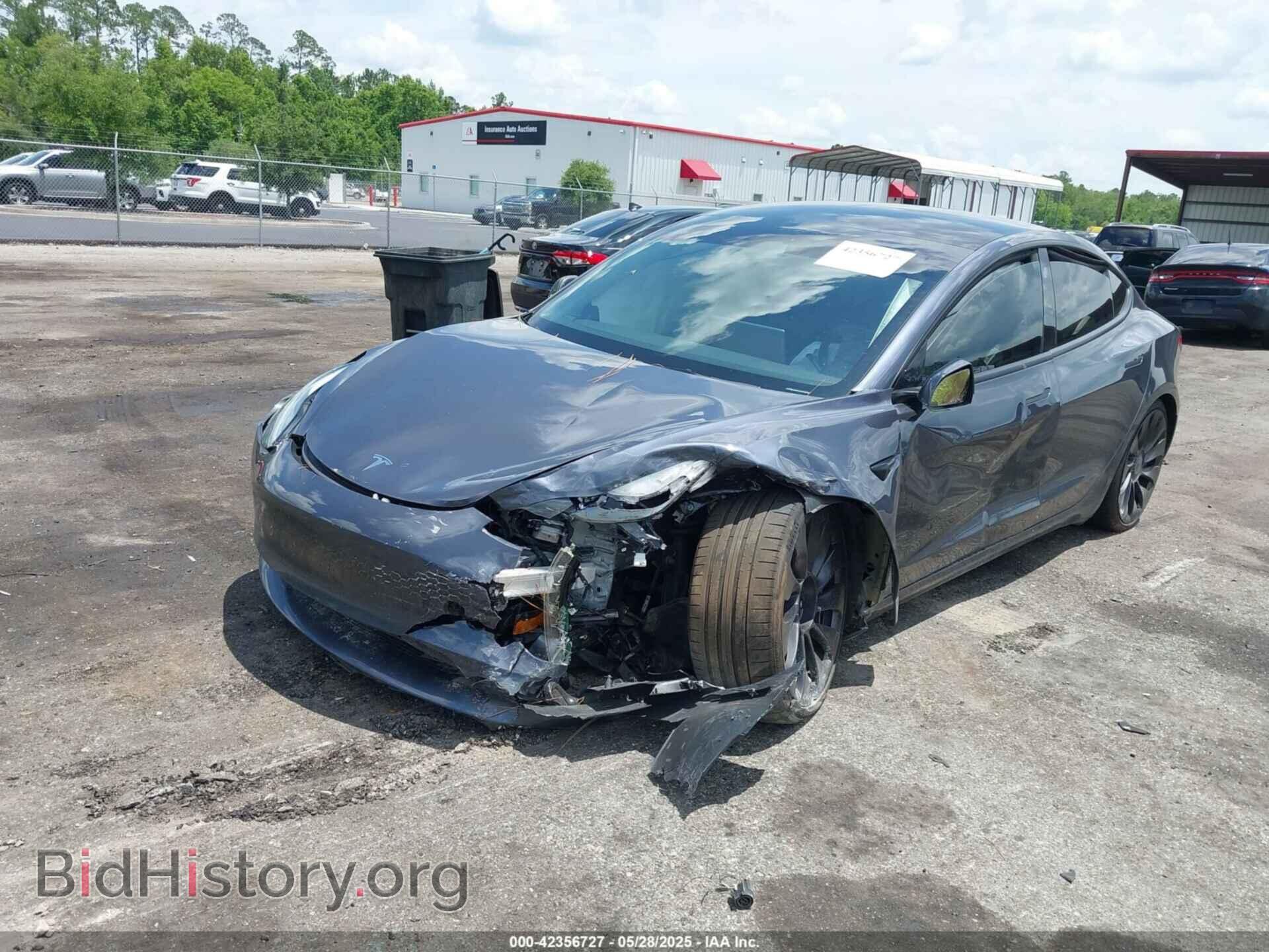 2023 TESLA MODEL 3 - VIN: 5YJ3E1EC8PF465029 - Фото 2