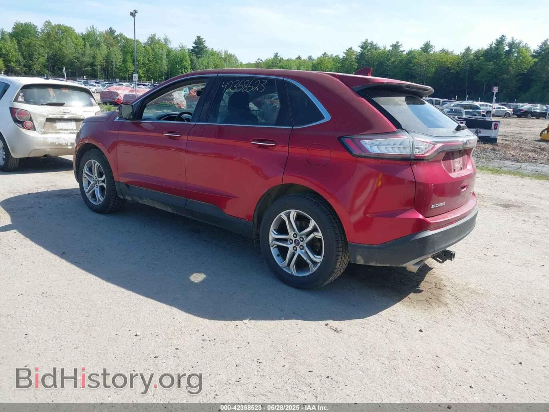 2015 FORD EDGE - VIN: 2FMTK3K87FBB46832 - Фото 3