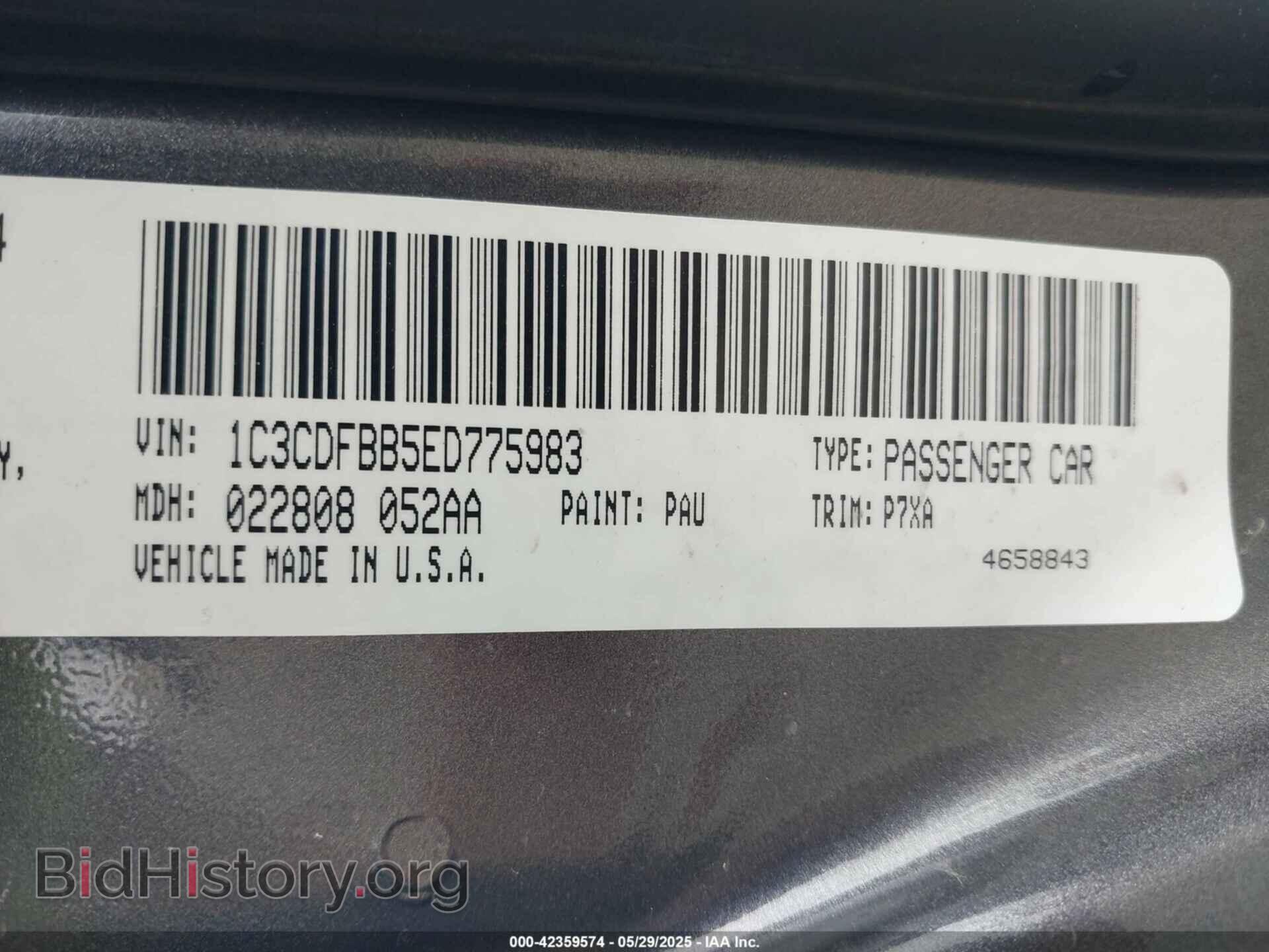 2014 DODGE DART - VIN: 1C3CDFBB5ED775983 - Фото 9