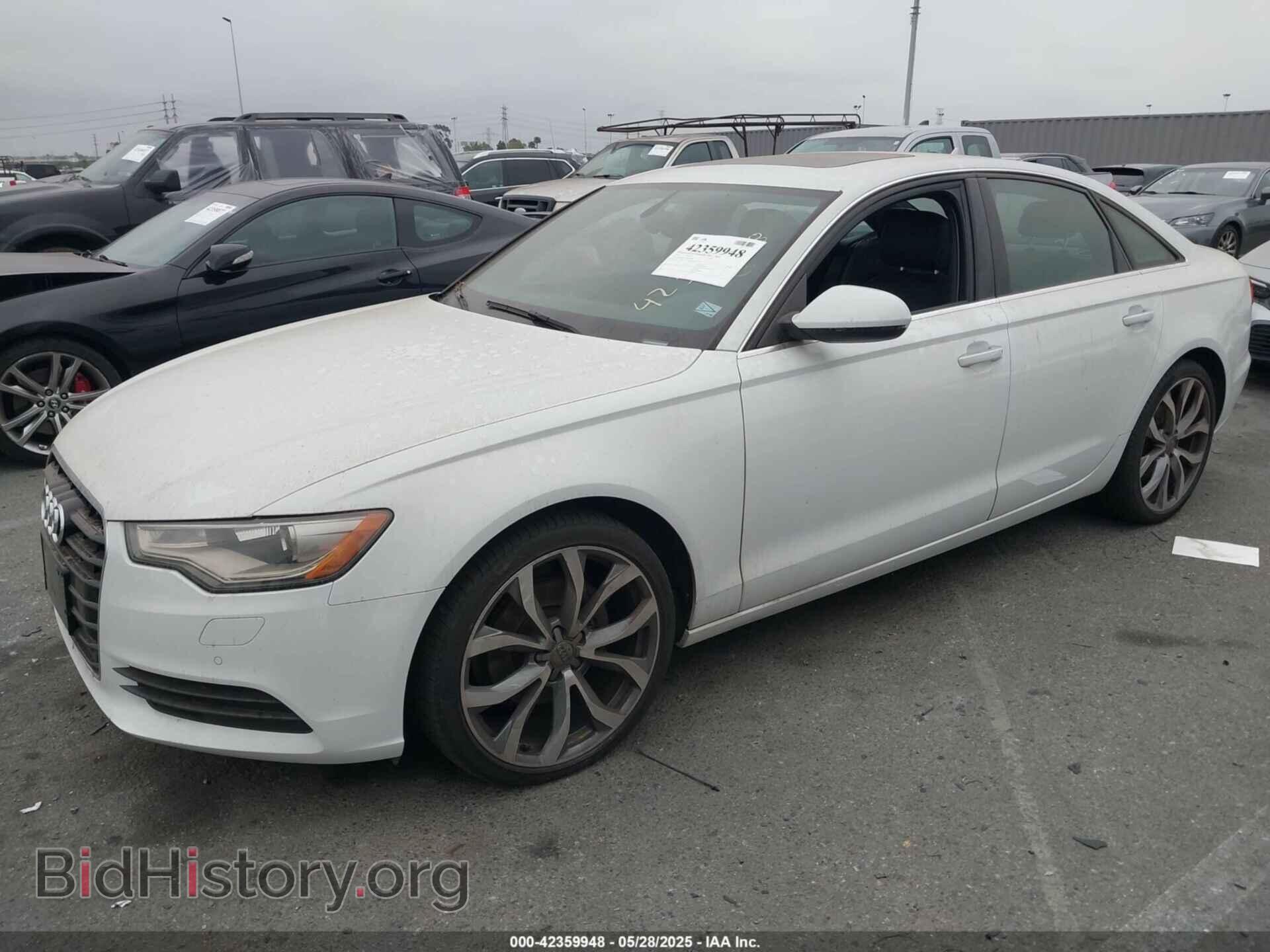 2013 AUDI A6 - VIN: WAUGFAFC2DN022494 - Фото 2