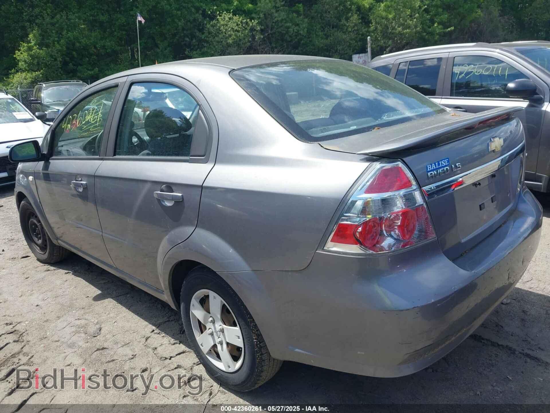 2007 CHEVROLET AVEO - VIN: KL1TD56687B061158 - Фото 3