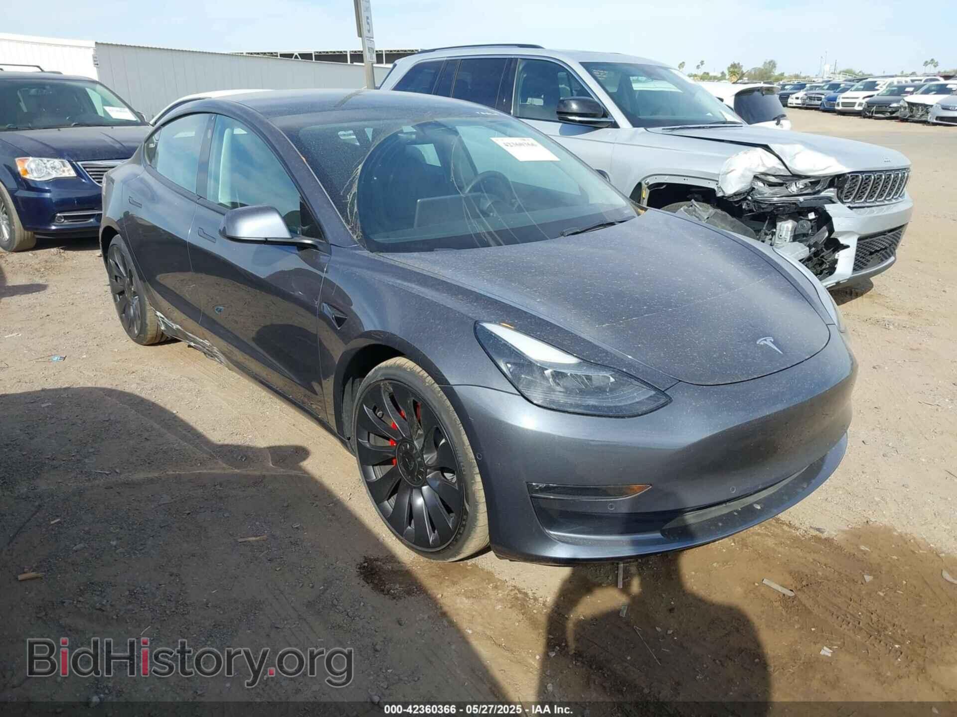 Фотография 5YJ3E1EC0NF165739 - TESLA MODEL 3 2022