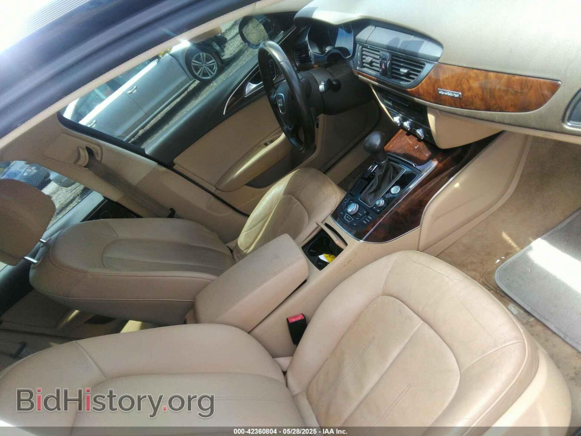2012 AUDI A6 - VIN: WAUGGAFC2CN057712 - Фото 5