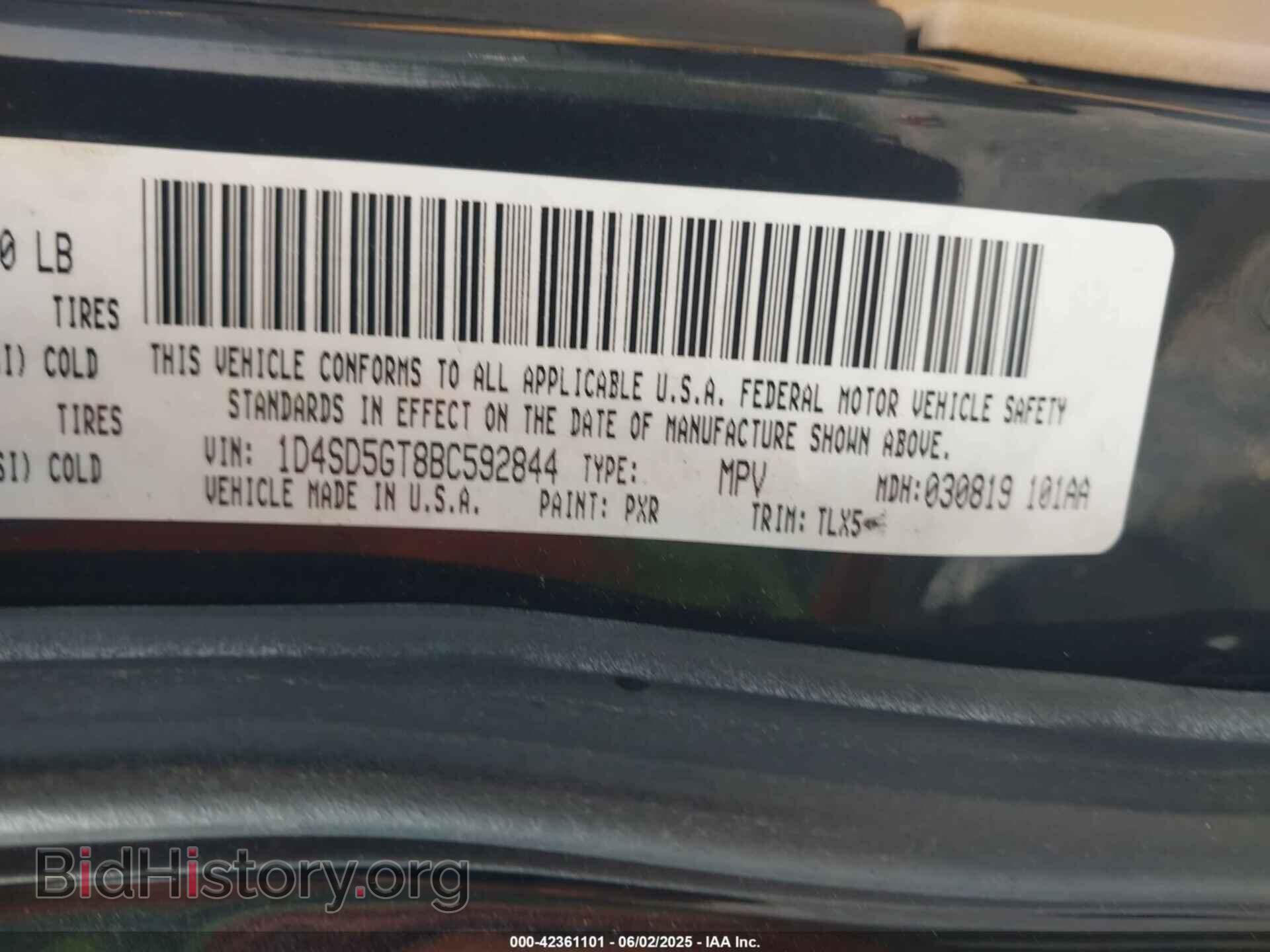 2011 DODGE DURANGO - VIN: 1D4SD5GT8BC592844 - Фото 9