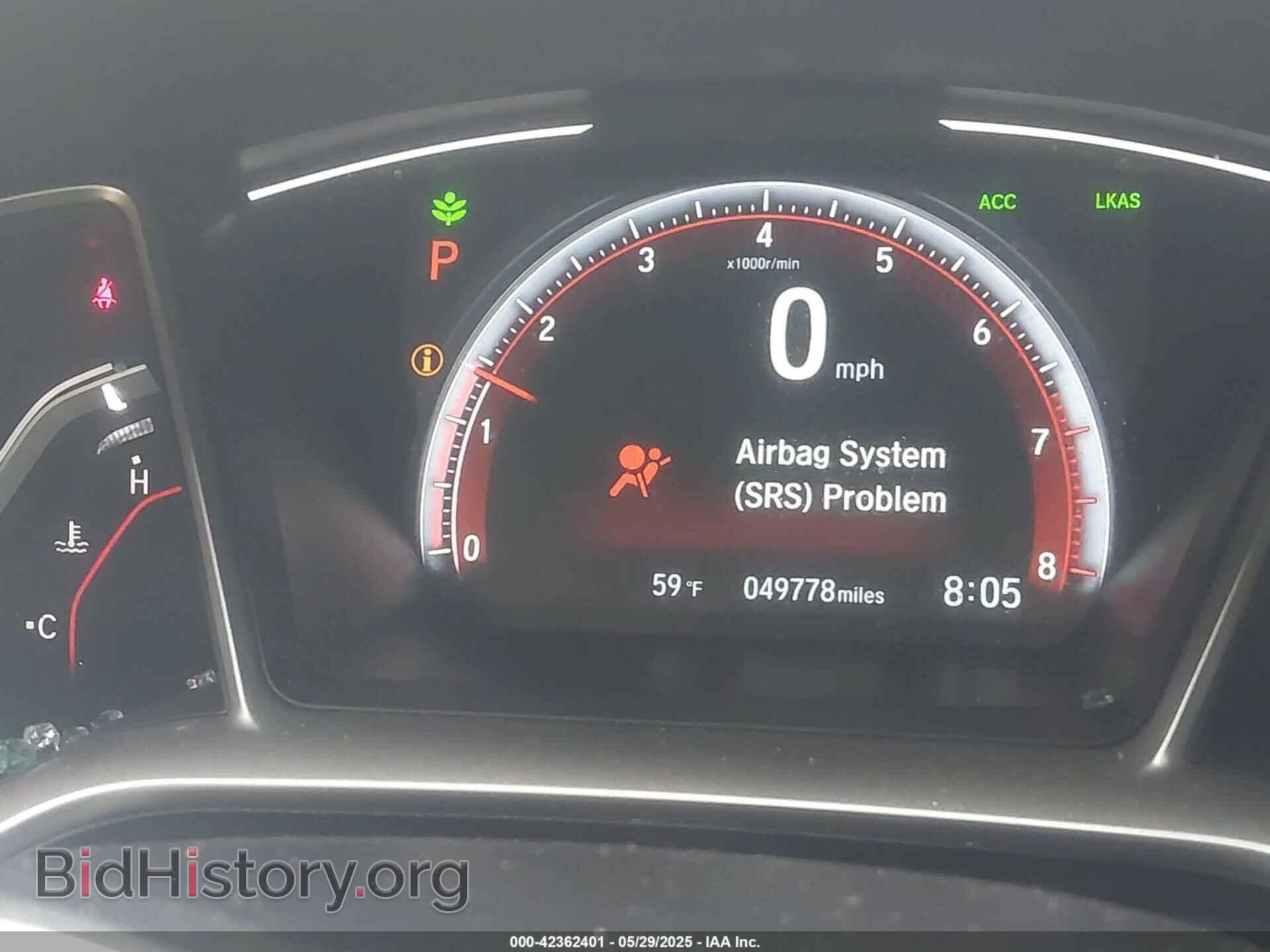 2019 HONDA CIVIC - VIN: 2HGFC2F83KH605818 - Фото 7