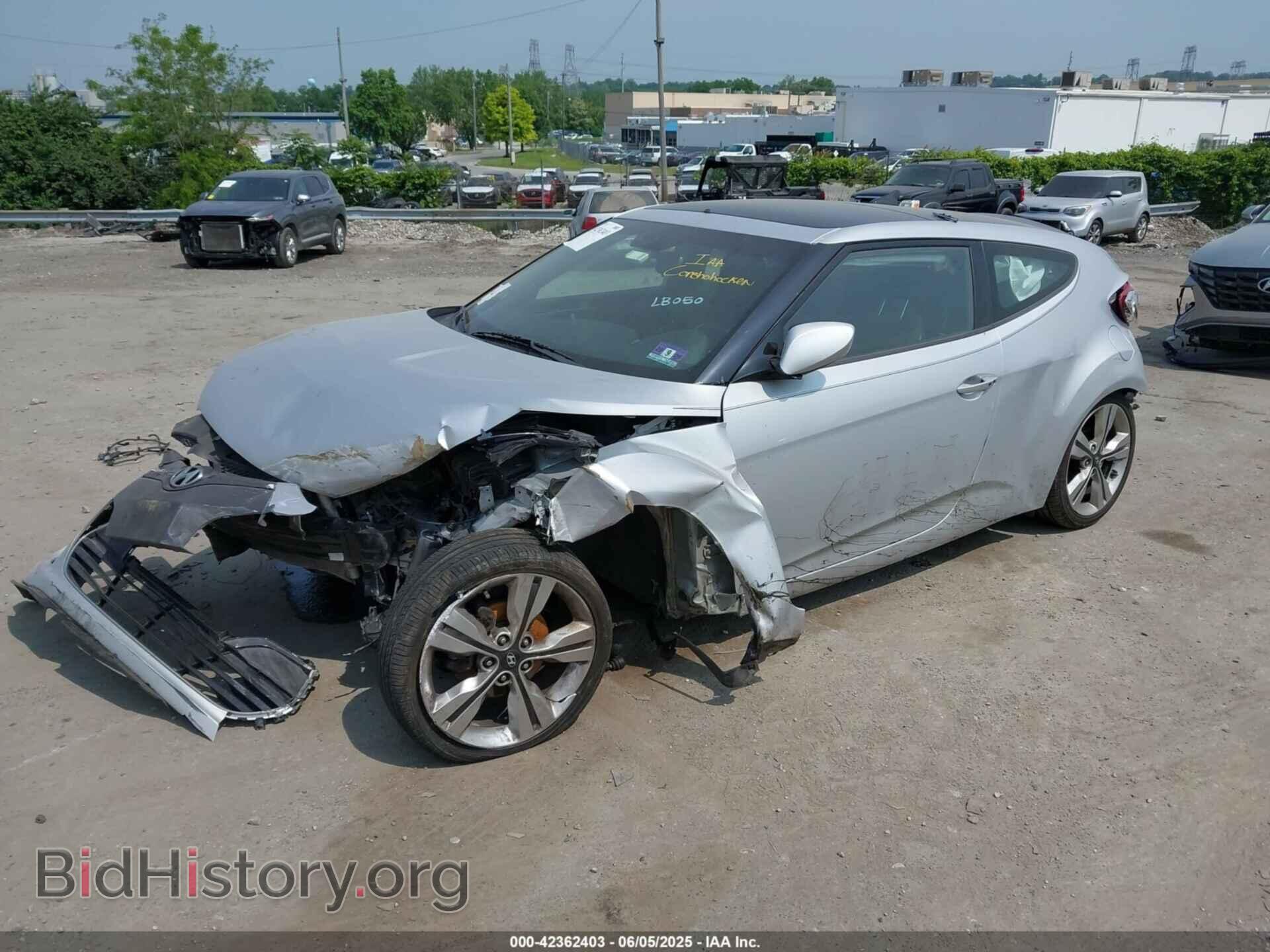 2017 HYUNDAI VELOSTER - VIN: KMHTC6AD8HU315802 - Фото 2