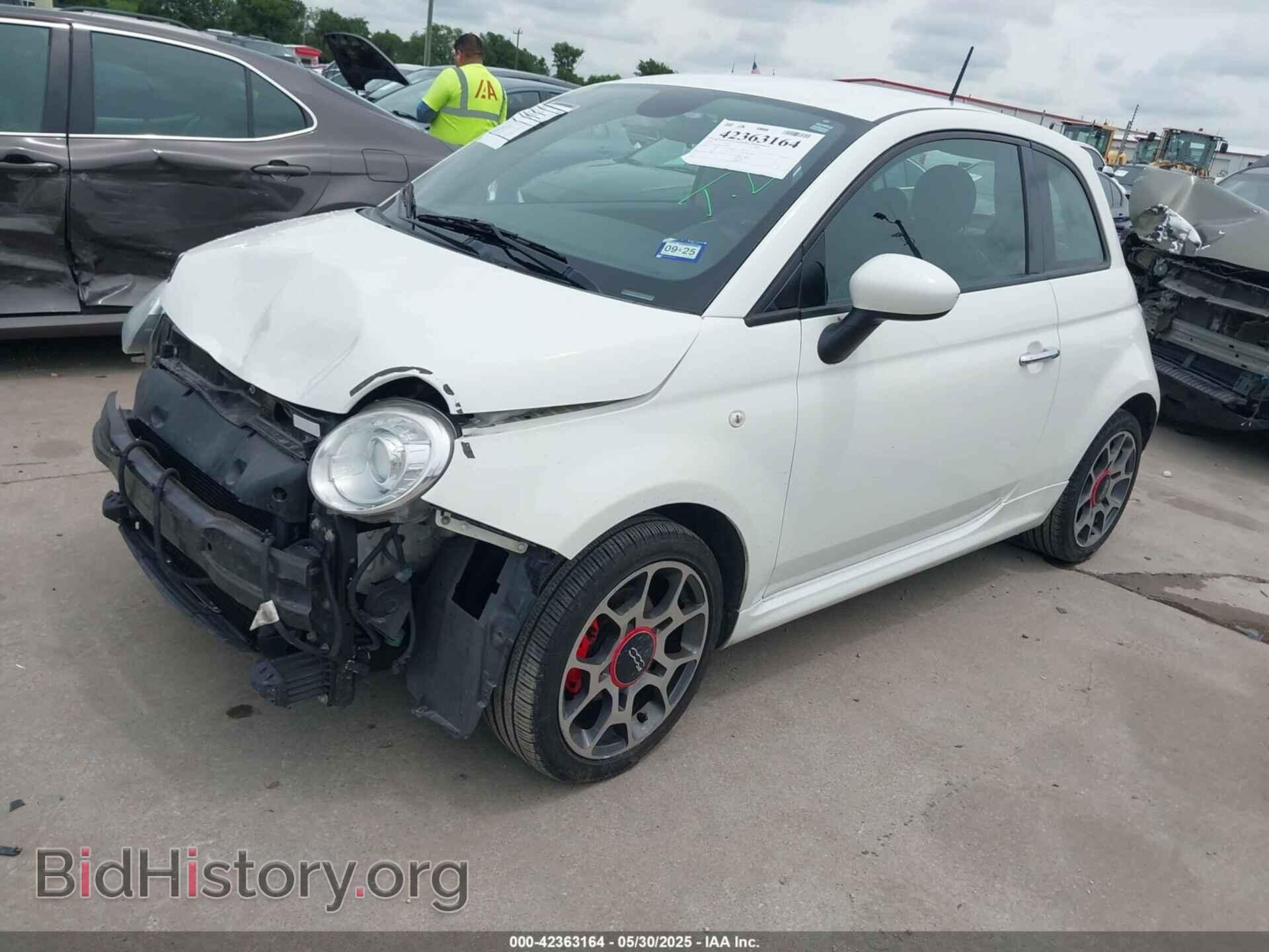 2015 FIAT 500 - VIN: 3C3CFFBR3FT707331 - Фото 2