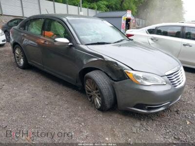 2012 Chrysler 200 Limited, gray — VIN 1C3CCBCB6CN229968, IAAI