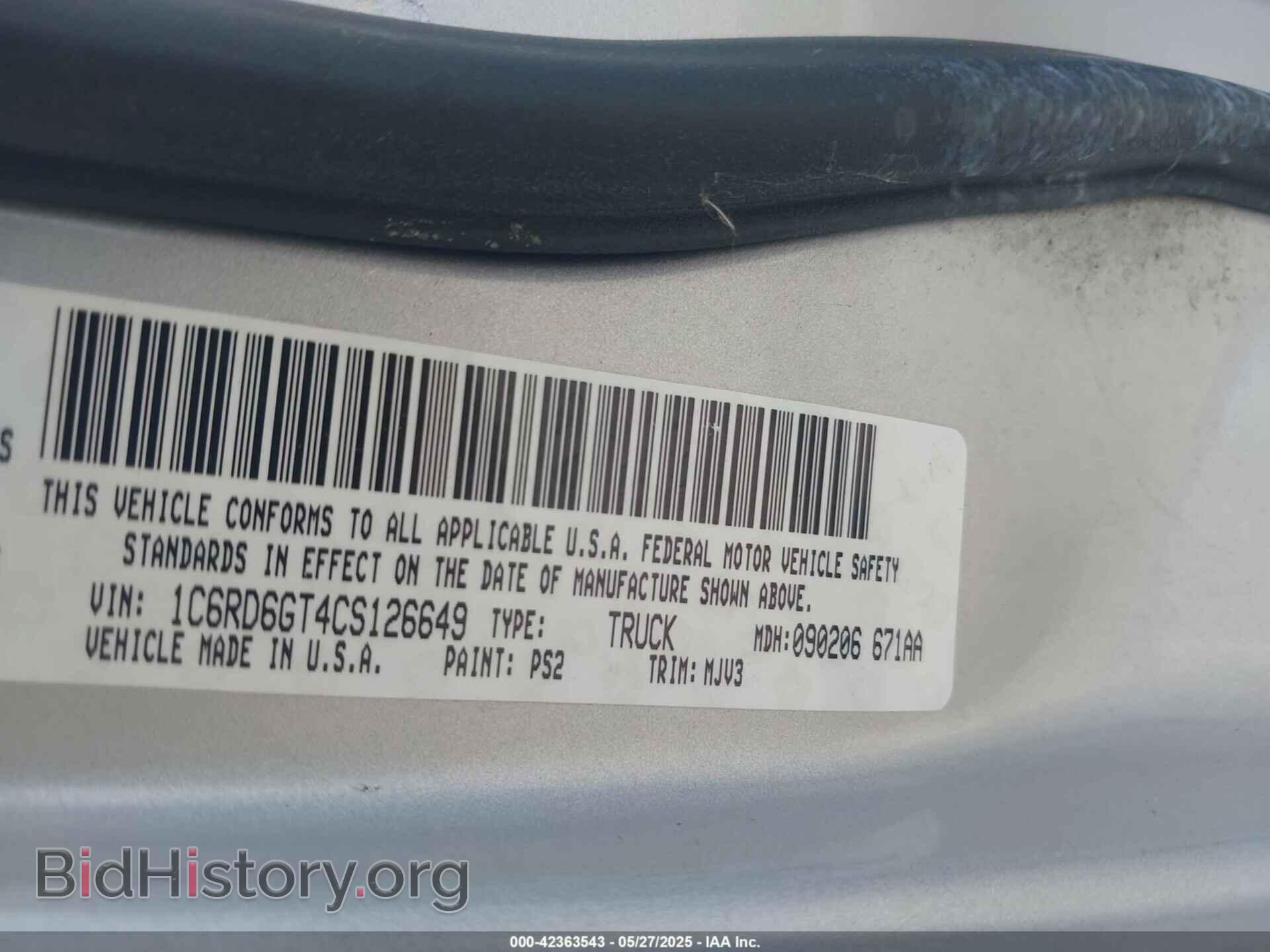 2012 RAM 1500 - VIN: 1C6RD6GT4CS126649 - Фото 9