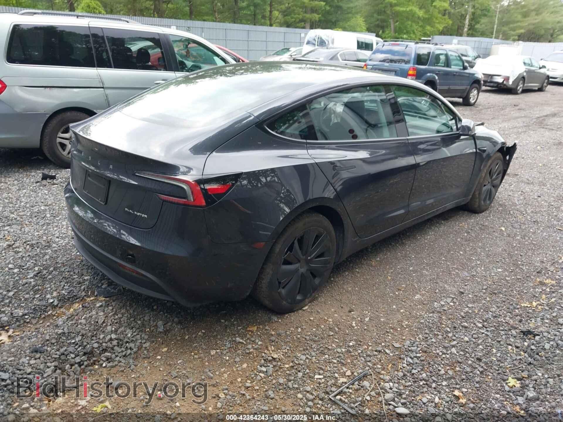2024 TESLA MODEL 3 - VIN: 5YJ3E1EB6RF830852 - Фото 4