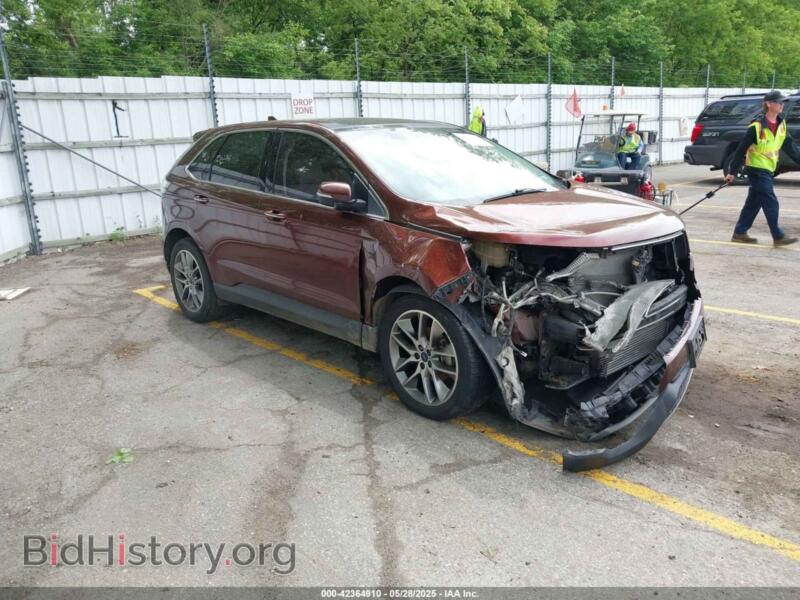 2015 Ford EDGE Titanium (VIN 2FMTK3K9XFBB47532) — photo 1 of 17, IAAI, damage: right front