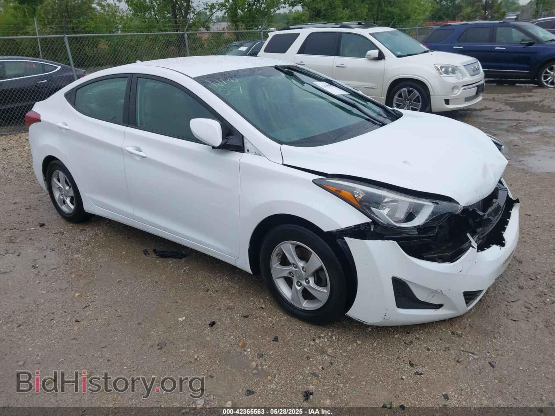 Photo 5NPDH4AE8FH565359 - HYUNDAI ELANTRA 2015
