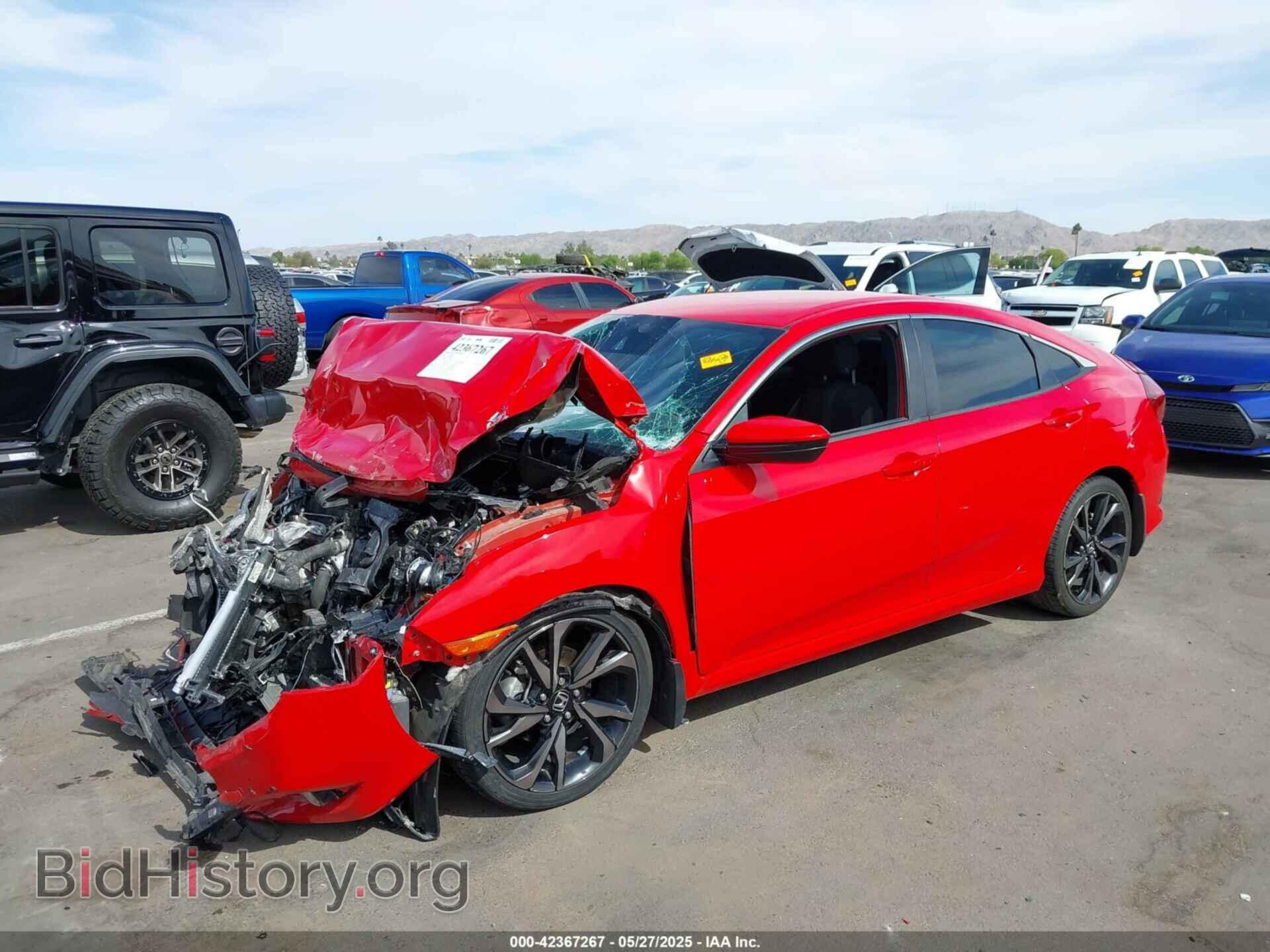 2019 HONDA CIVIC - VIN: 2HGFC2F81KH548616 - Фото 2