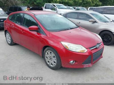 2012 Ford FOCUS SE, красный — VIN 1FAHP3K24CL386011, IAAI