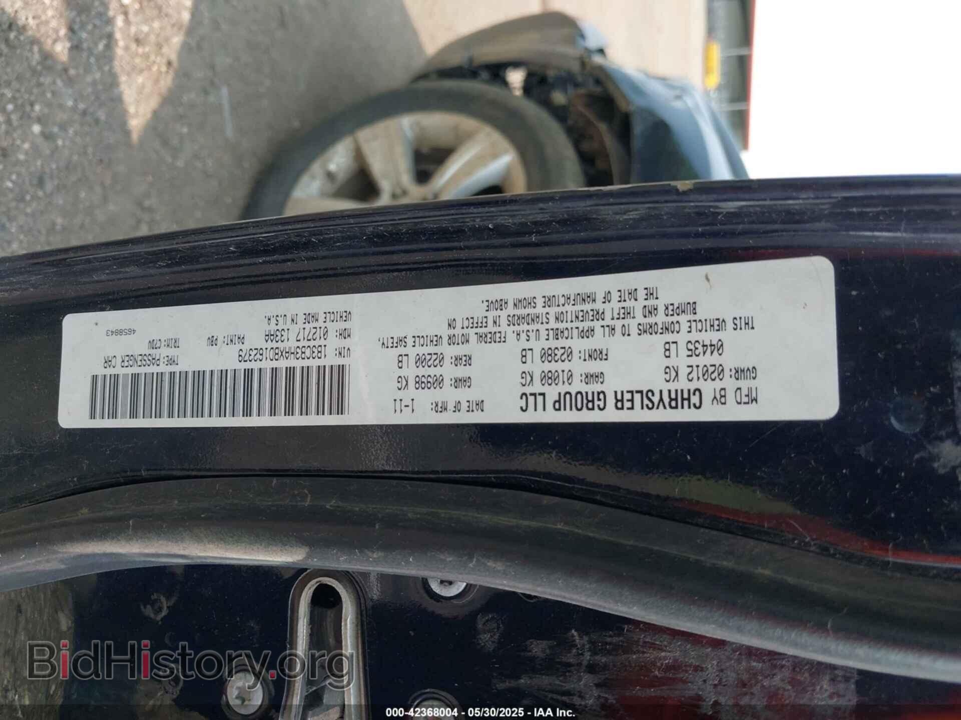 2011 DODGE CALIBER - VIN: 1B3CB3HAXBD162379 - Фото 9