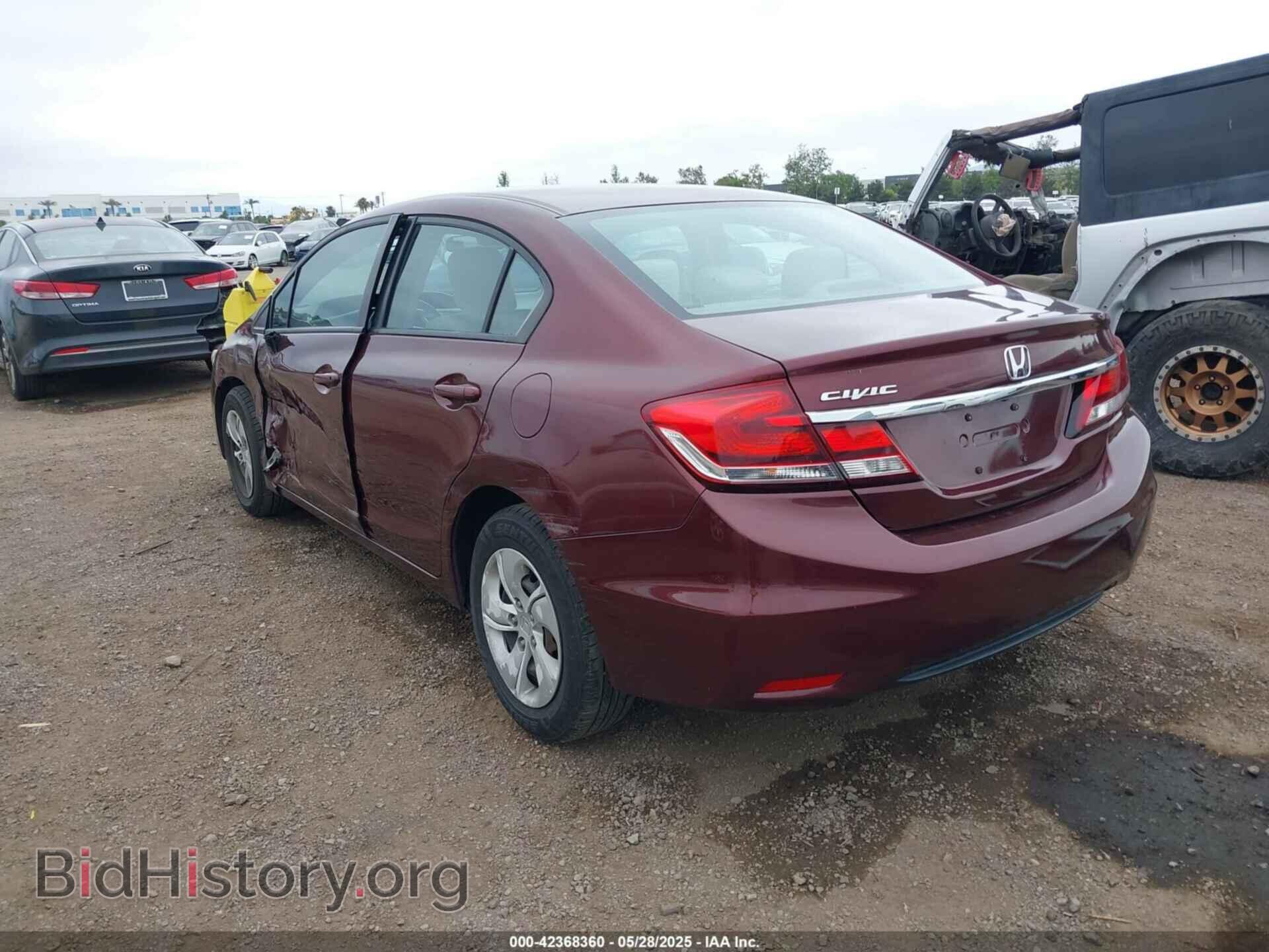 2014 HONDA CIVIC - VIN: 19XFB2F54EE262041 - Фото 3