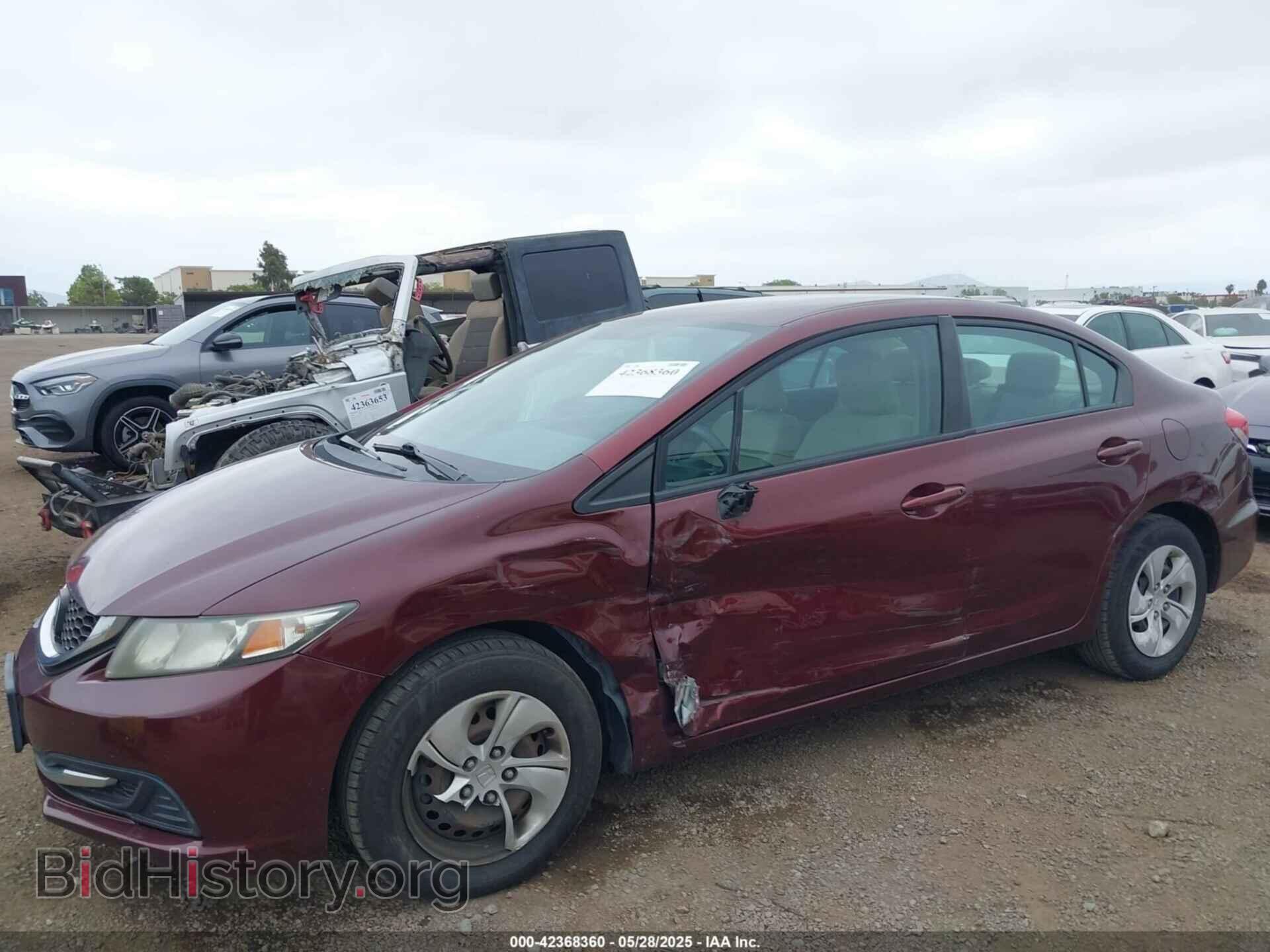 2014 HONDA CIVIC - VIN: 19XFB2F54EE262041 - Фото 6