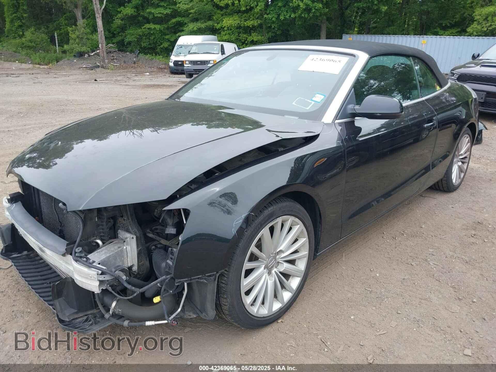 2012 AUDI A5 - VIN: WAUCFAFH2CN009091 - Фото 2