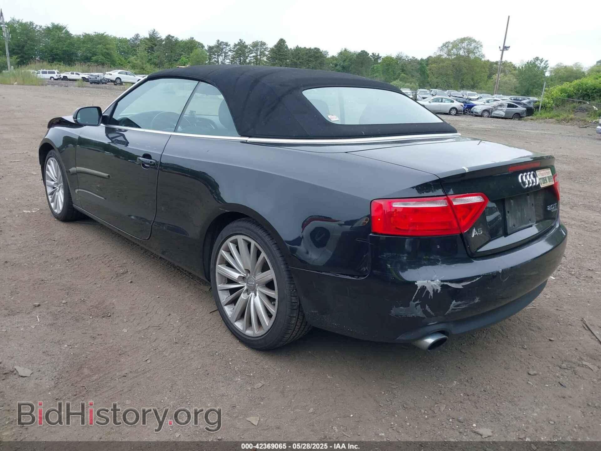2012 AUDI A5 - VIN: WAUCFAFH2CN009091 - Фото 3