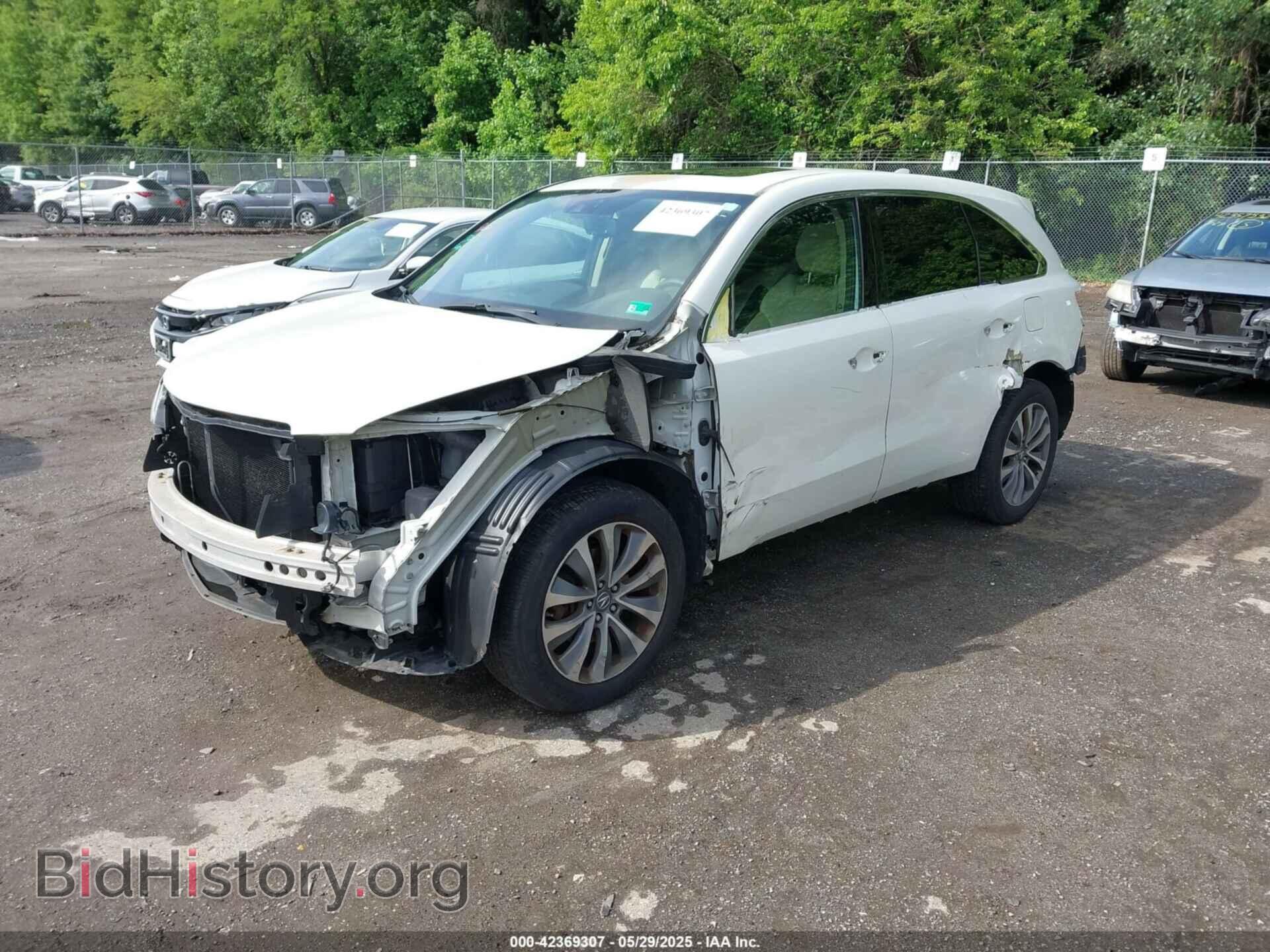 2014 ACURA MDX - VIN: 5FRYD4H40EB045338 - Photo 2